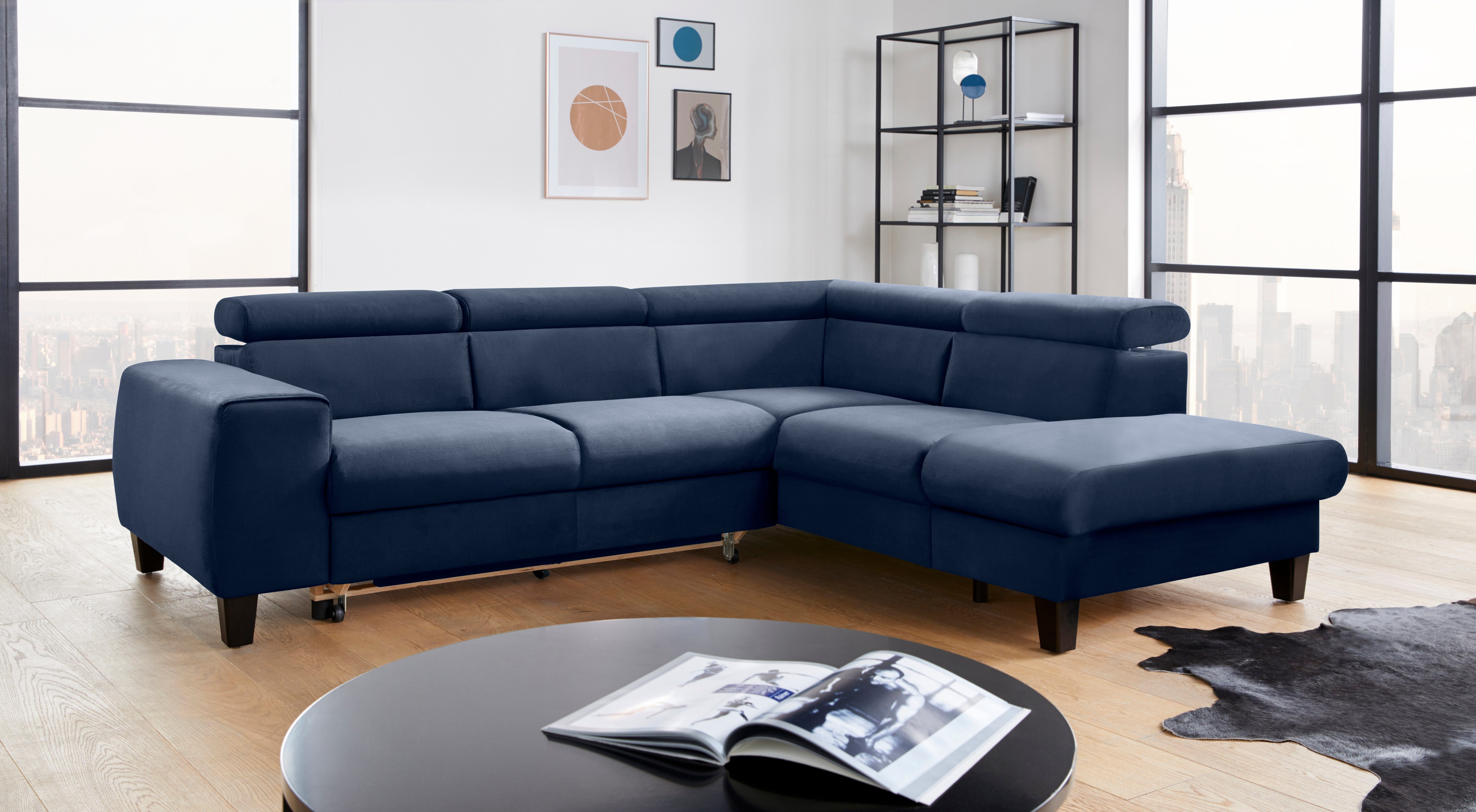 COTTA Ecksofa Morven L-Form mit Kopfteilverstellung, günstig online kaufen