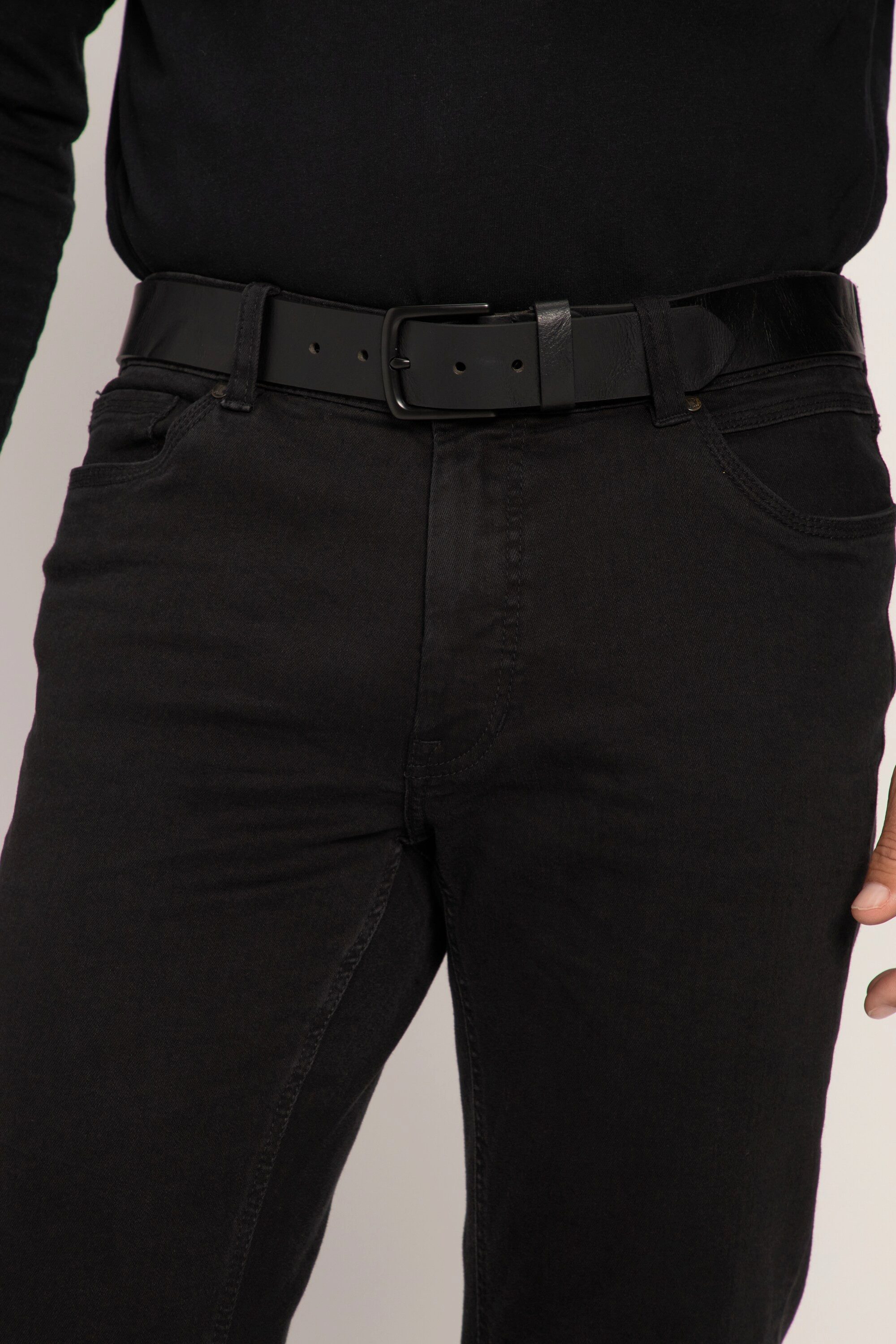 Hüftgürtel Leder-Gürtel Metall-Schließe 4cm breit