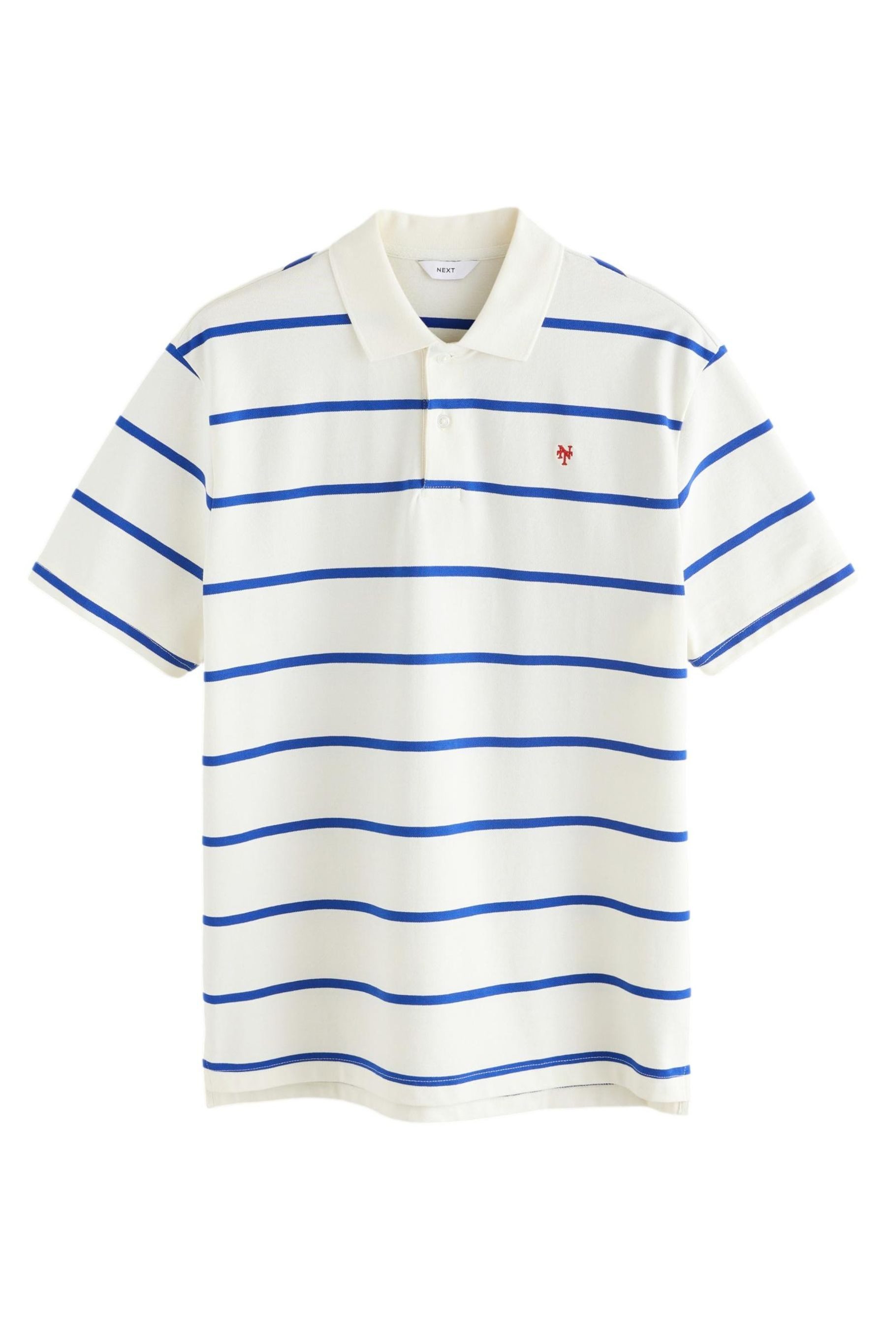 Next Poloshirt Poloshirt mit horizontalen Streifen (1-tlg)