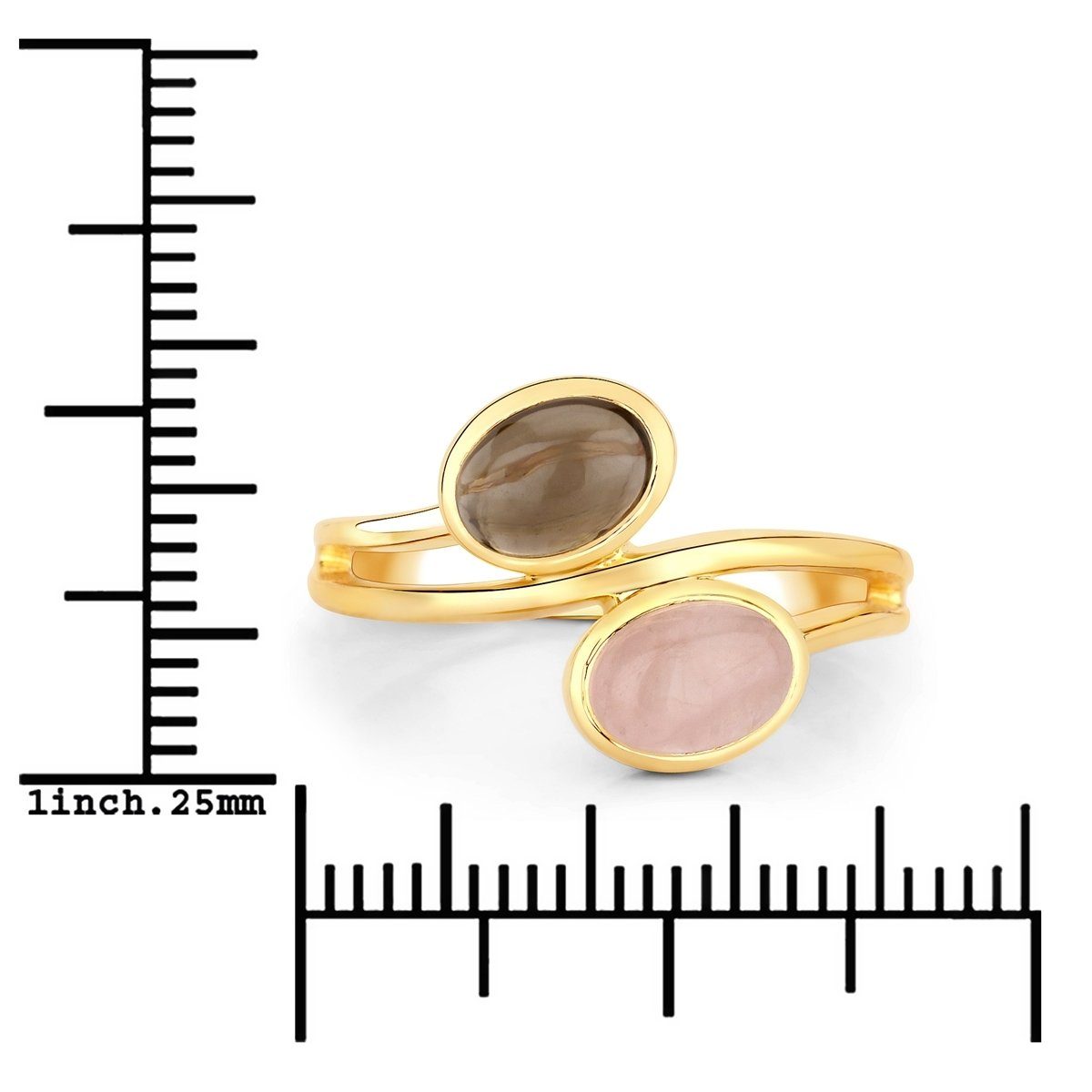 Rafaela Sterling Silber gelbgold, aus Fingerring Donata