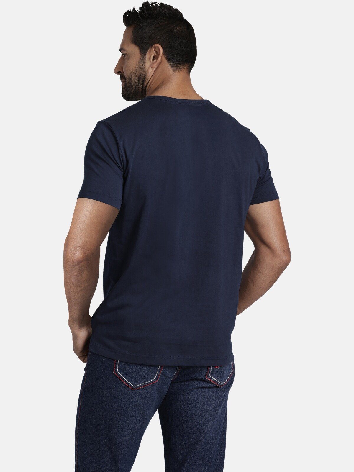 Jan Vanderstorm T-Shirt LINDRAD im Baseball-Look günstig online kaufen