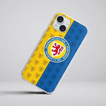 DeinDesign Handyhülle Eintracht Braunschweig Offizielles Lizenzprodukt Logo, Apple iPhone 15 Silikon Hülle Bumper Case Handy Schutzhülle