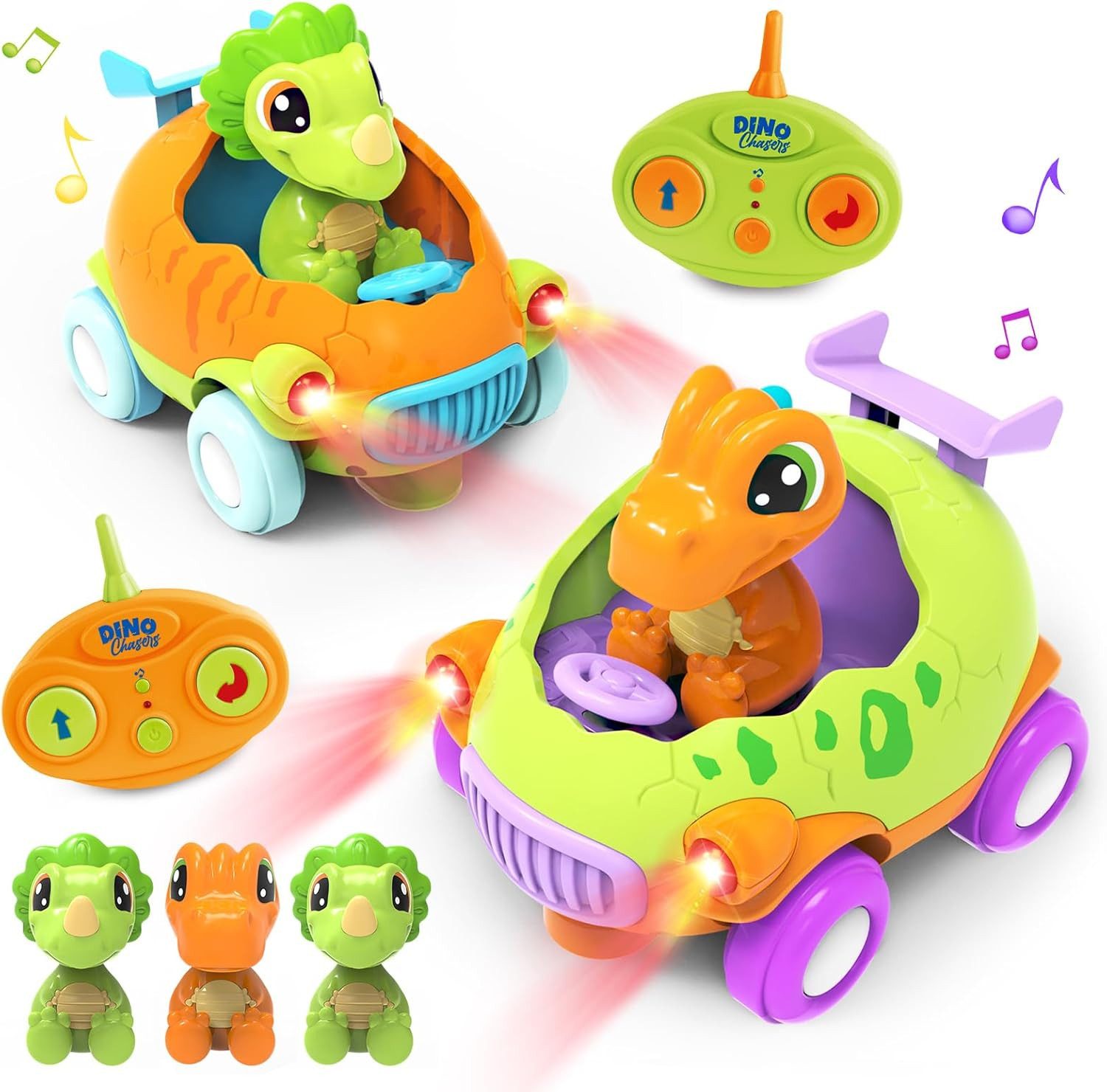 seveclotree Spielzeug-Auto Ferngesteuertes Dinosaurier RC Auto Set mit Musi günstig online kaufen