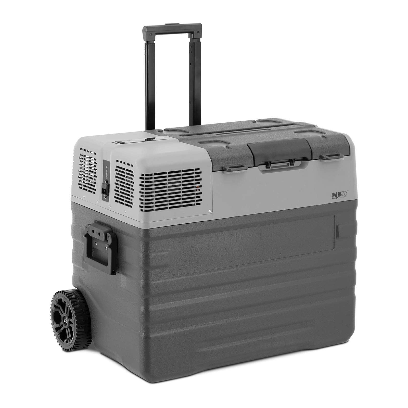 MSW Elektrische Kühlbox Auto-Kühlschrank /gefrierschrank - 12/24V (DC)/100 - 240V (AC) - 52L | Kühlboxen