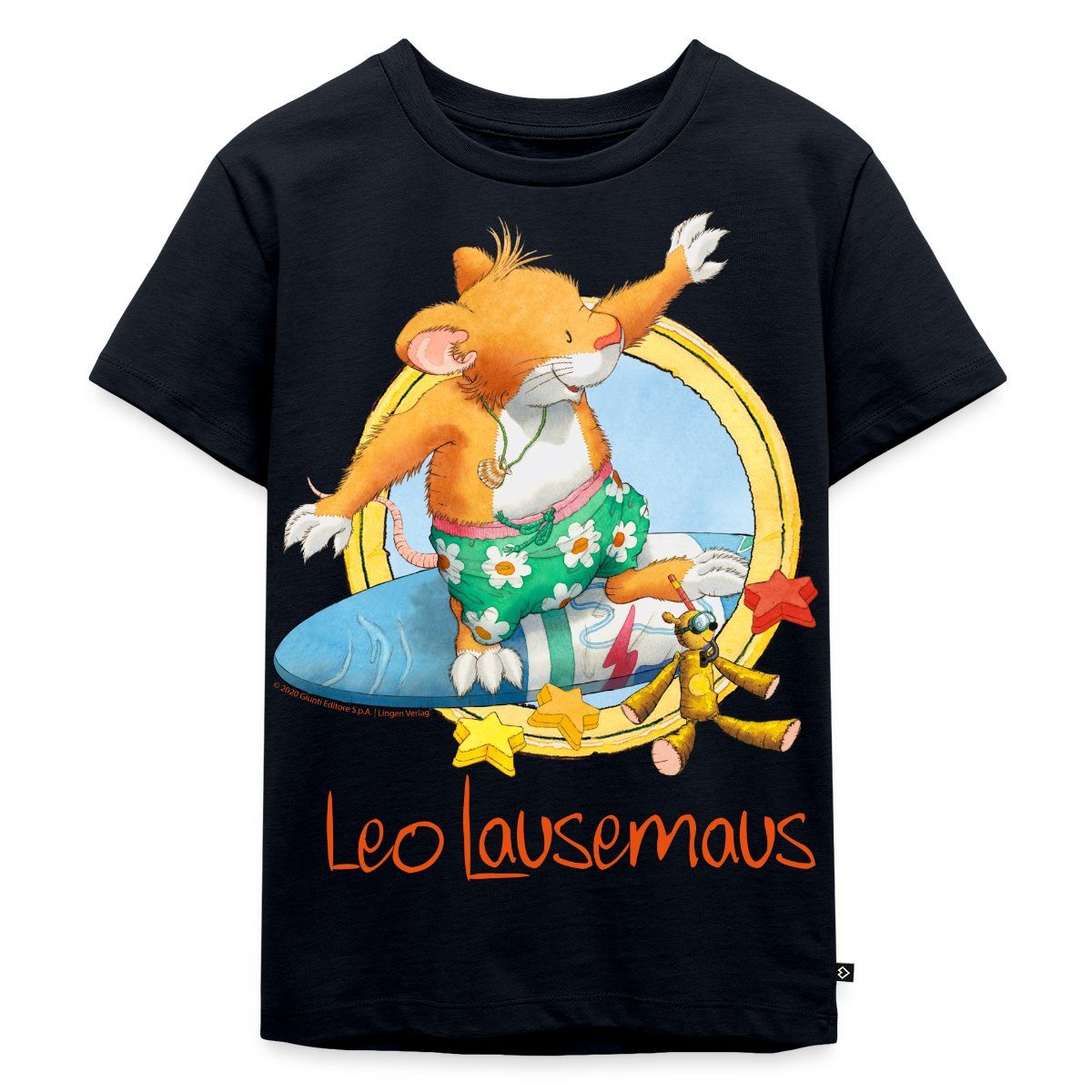 T-Shirt Leo Lausemaus Sommer Surfer Urlaub Kinder Premium T-Shirt