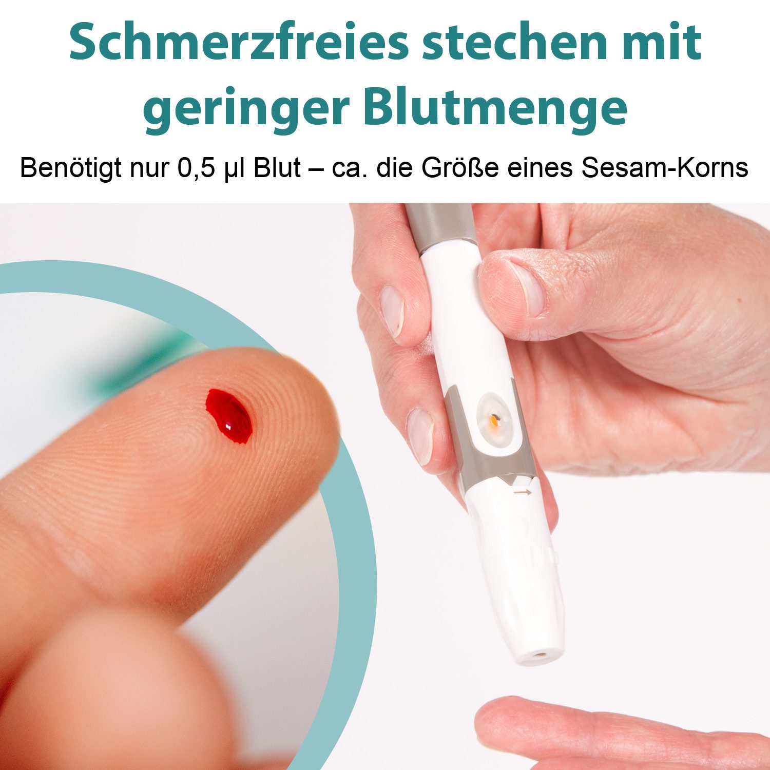GlucoCheck Blutzucker-Teststreifen GlucoCheck XL Teststreifen, 25-tlg., Große, griffige Teststreifen