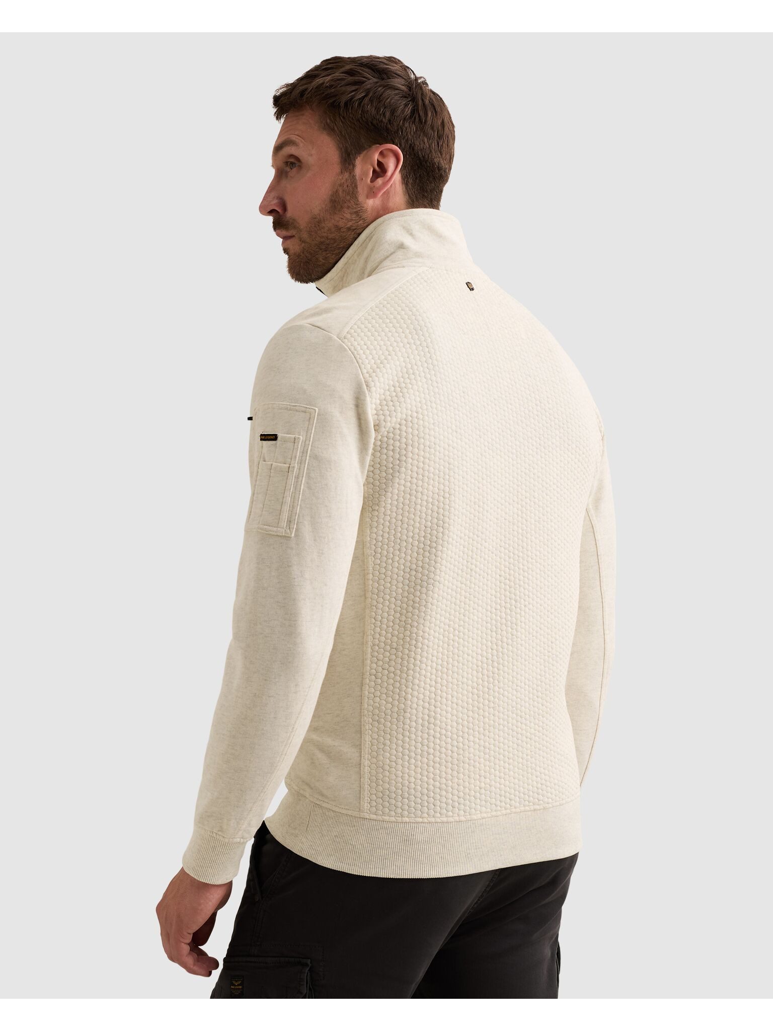 PME LEGEND Sweatjacke mit seitlichen Eingrifftaschen – Bild 3 von 5