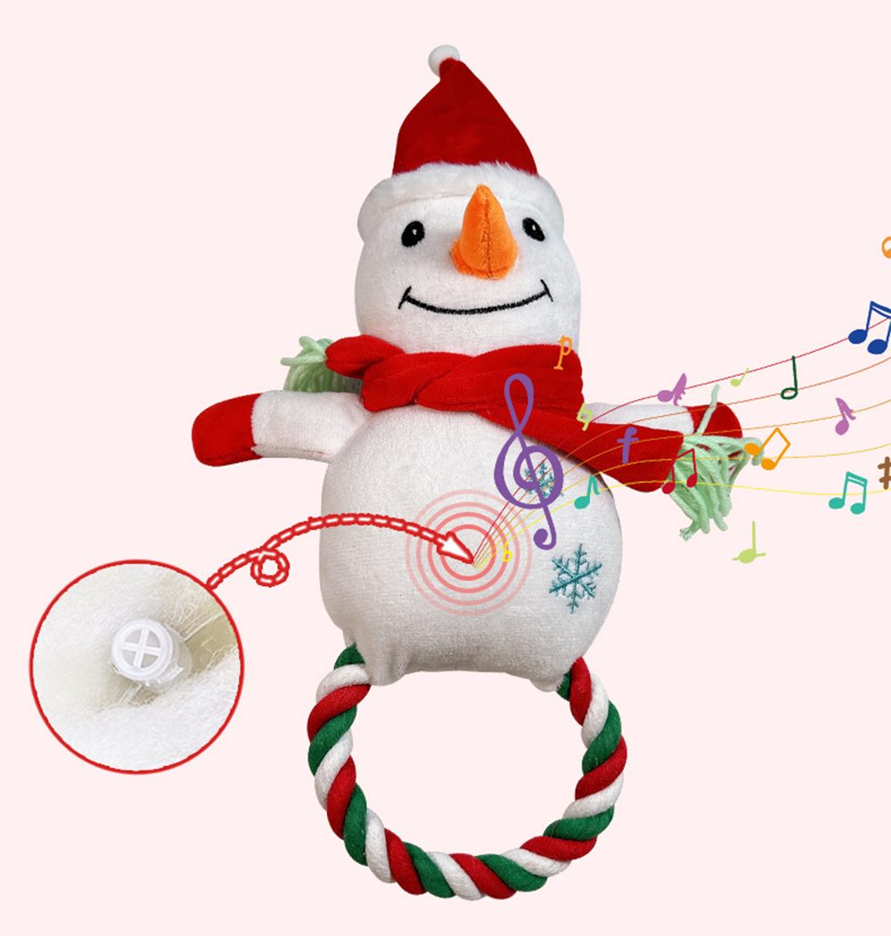 Ledander Tierkuscheltier 1er-Set/2er-Set Weihnachts-Kauspielzeug Interaktiv günstig online kaufen