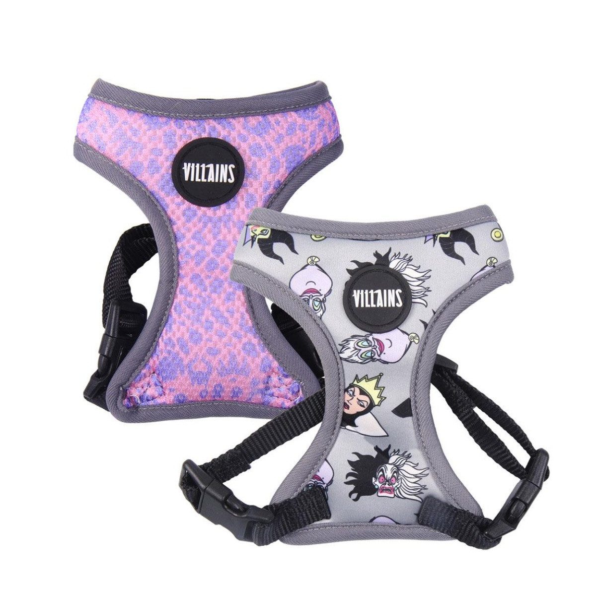 Geschirr Disney Hundegeschirr S/M Villains Verstellbar & bequem für Hunde