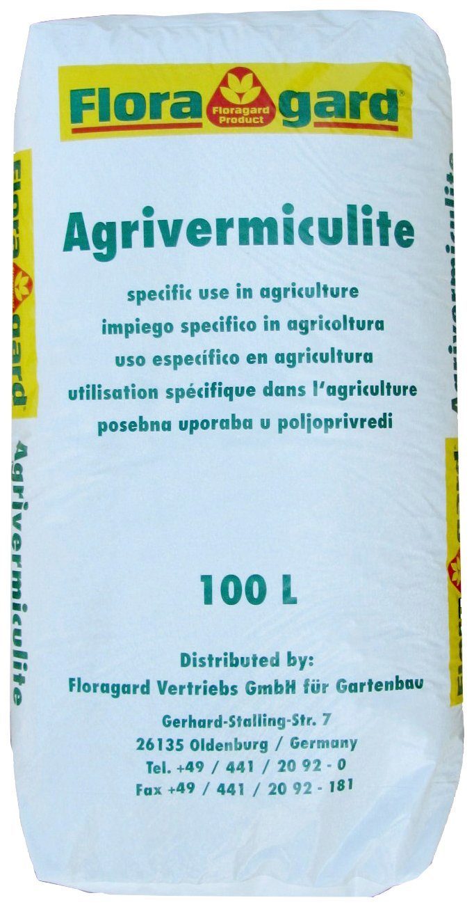 Floragard Gartenbau-Vermiculite Bodenverbesserer, 100 l, 2-3 mm