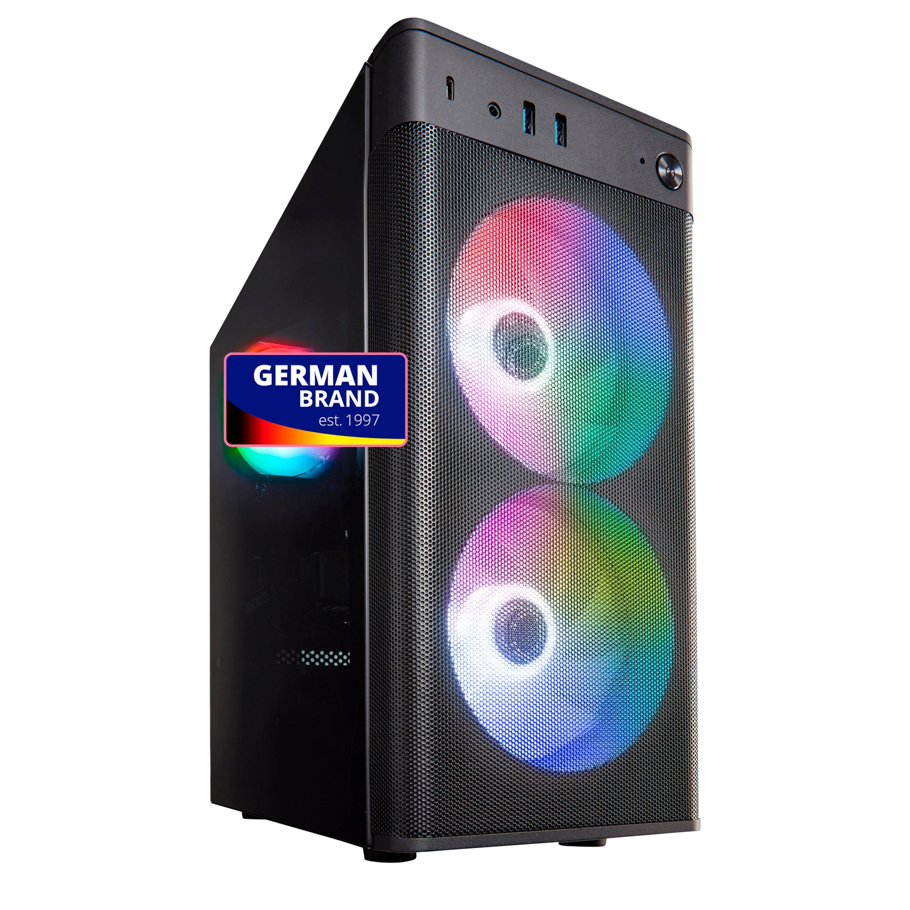 ERAZER Core Gaming PC ERAZER Recon P40 (MD340098) Gaming-PC (Intel Core Ultra 5 225, NVIDIA GeForce RTX 5060, 16 GB RAM, 1000 GB SSD, RECON_P40)