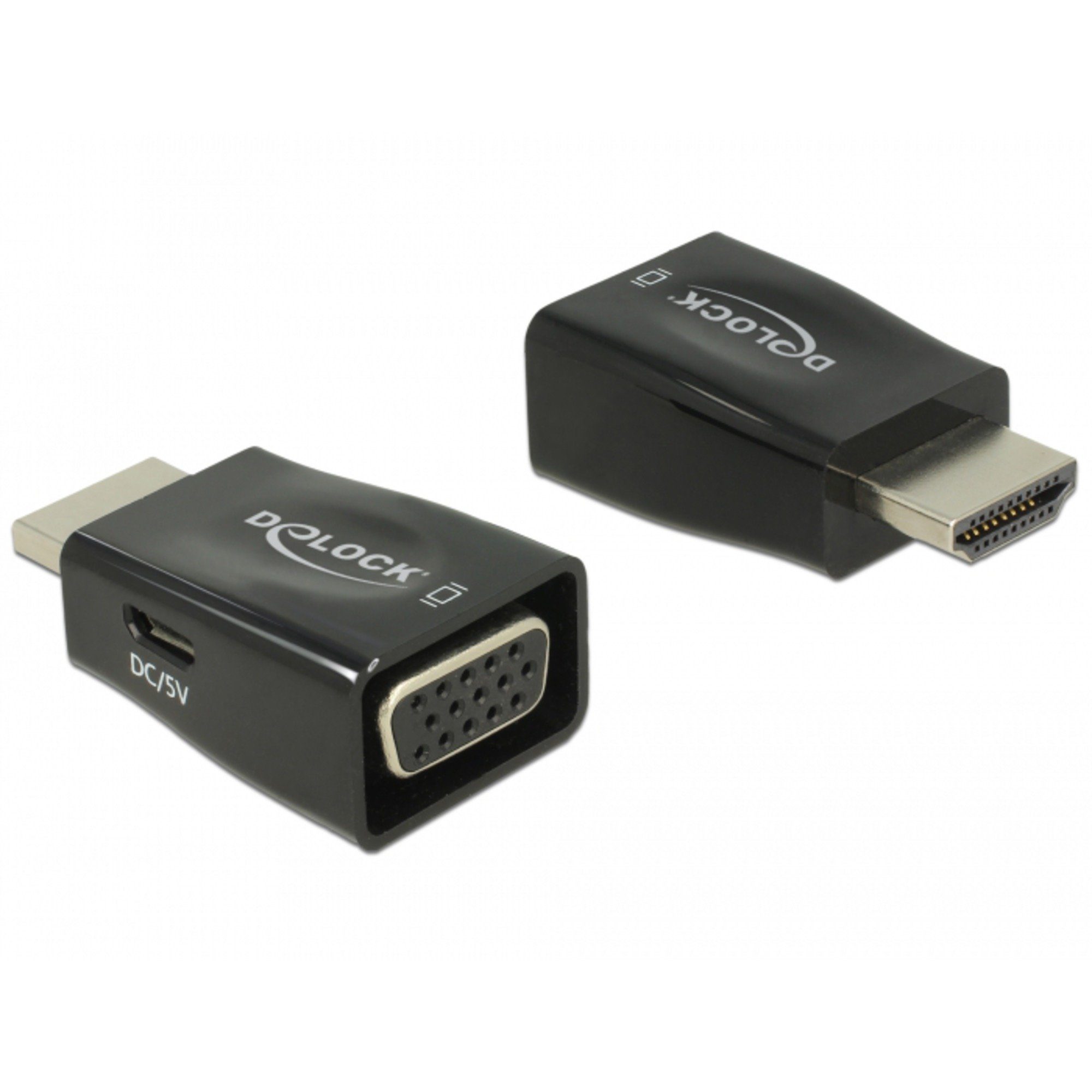 Delock DeLOCK Adapter HDMI-A Stecker > VGA Buchse Audio- & Video-Adapter