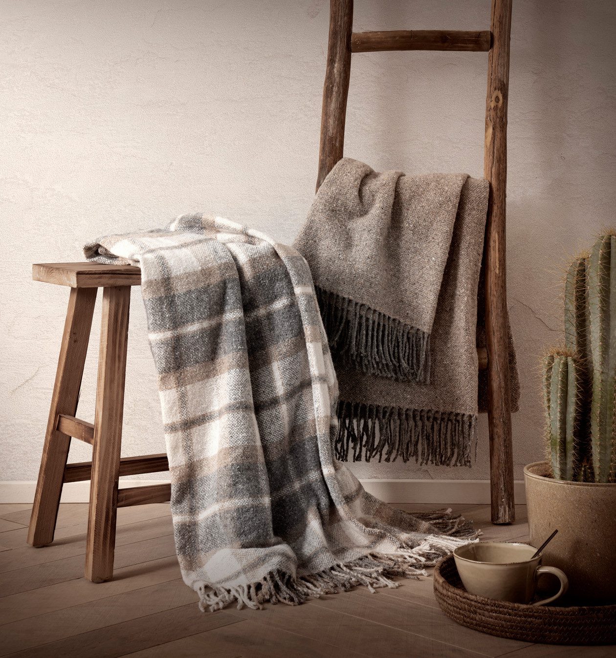 Wohndecke GÖZZE Decke MISHKA stein BL günstig online kaufen