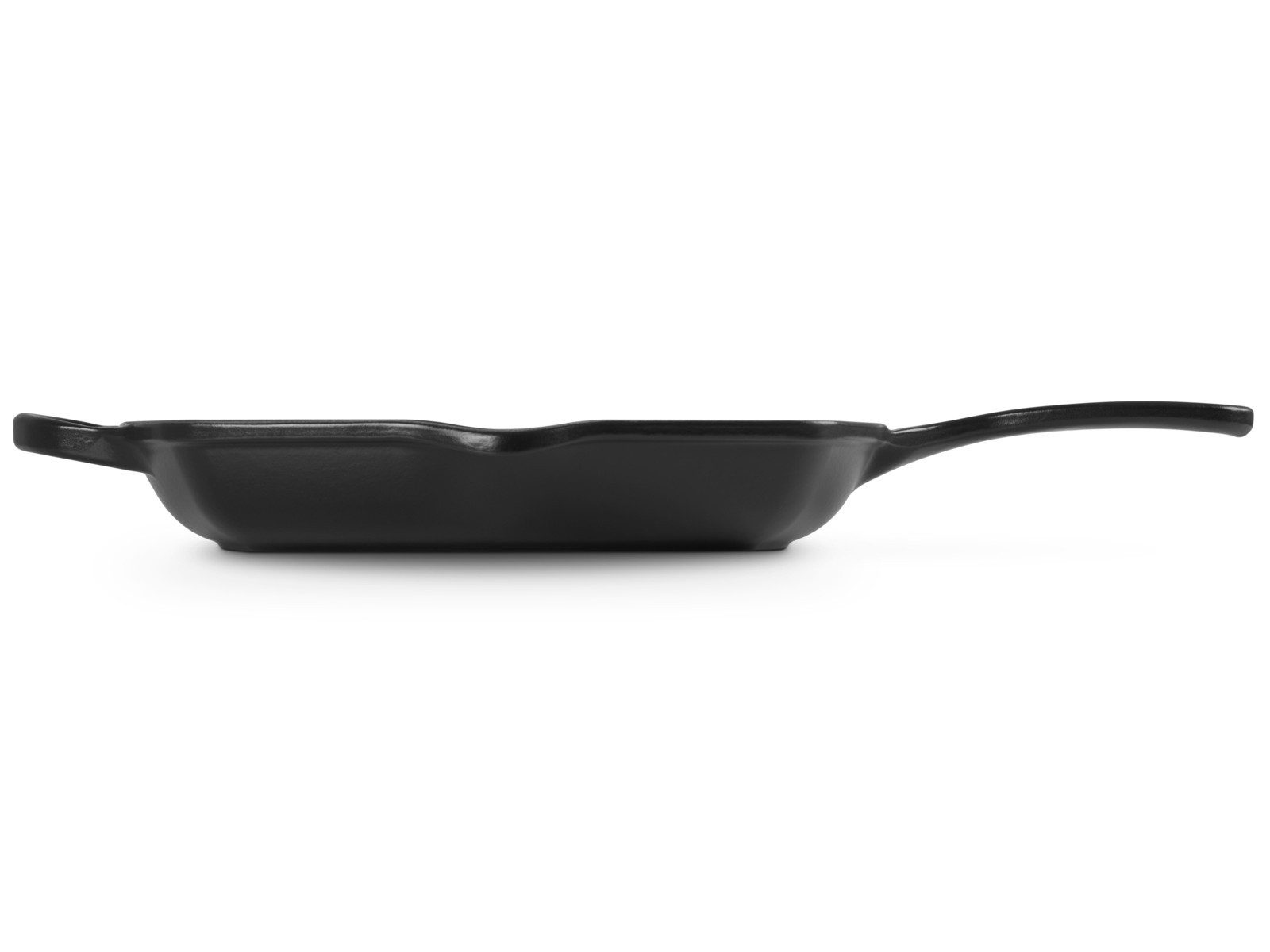 LE CREUSET Grillpfanne Grillpfanne Signature quadratisch schwarz matt 26cm