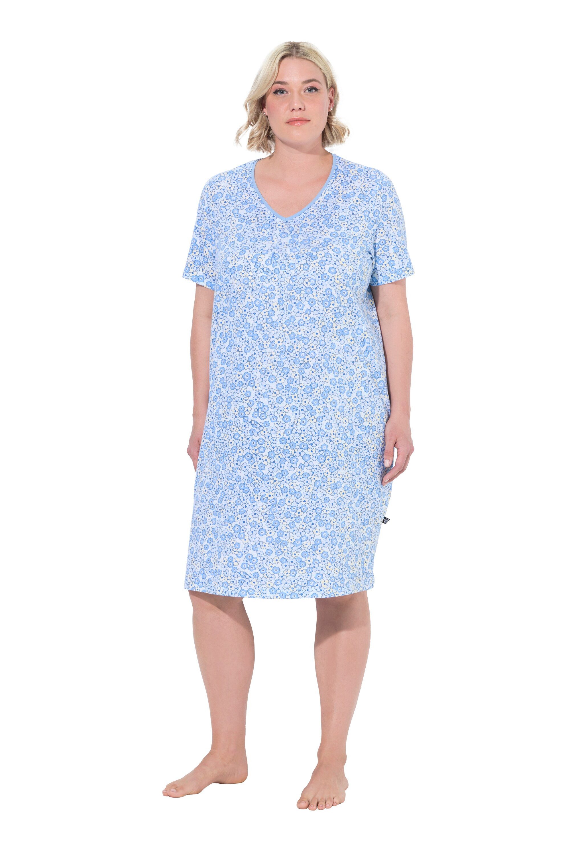 Ulla Popken Nachthemd Bigshirts 2er-Pack uni/bedruckt günstig online kaufen