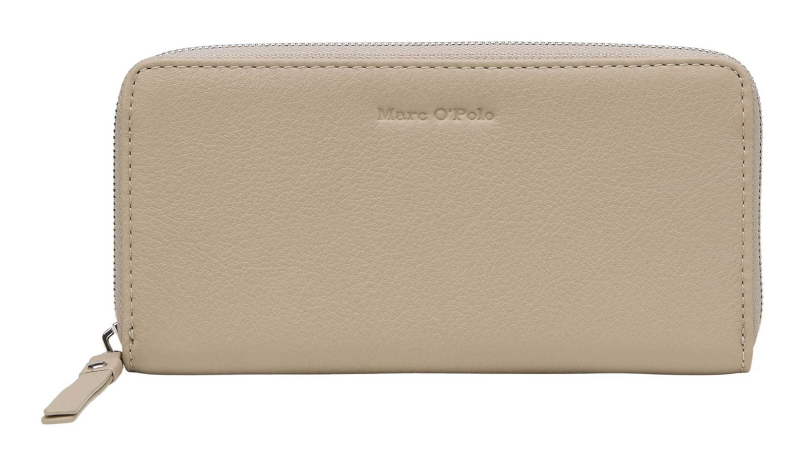 Marc O'Polo Geldbörse Zip Wallet, aus echtem Rindsleder