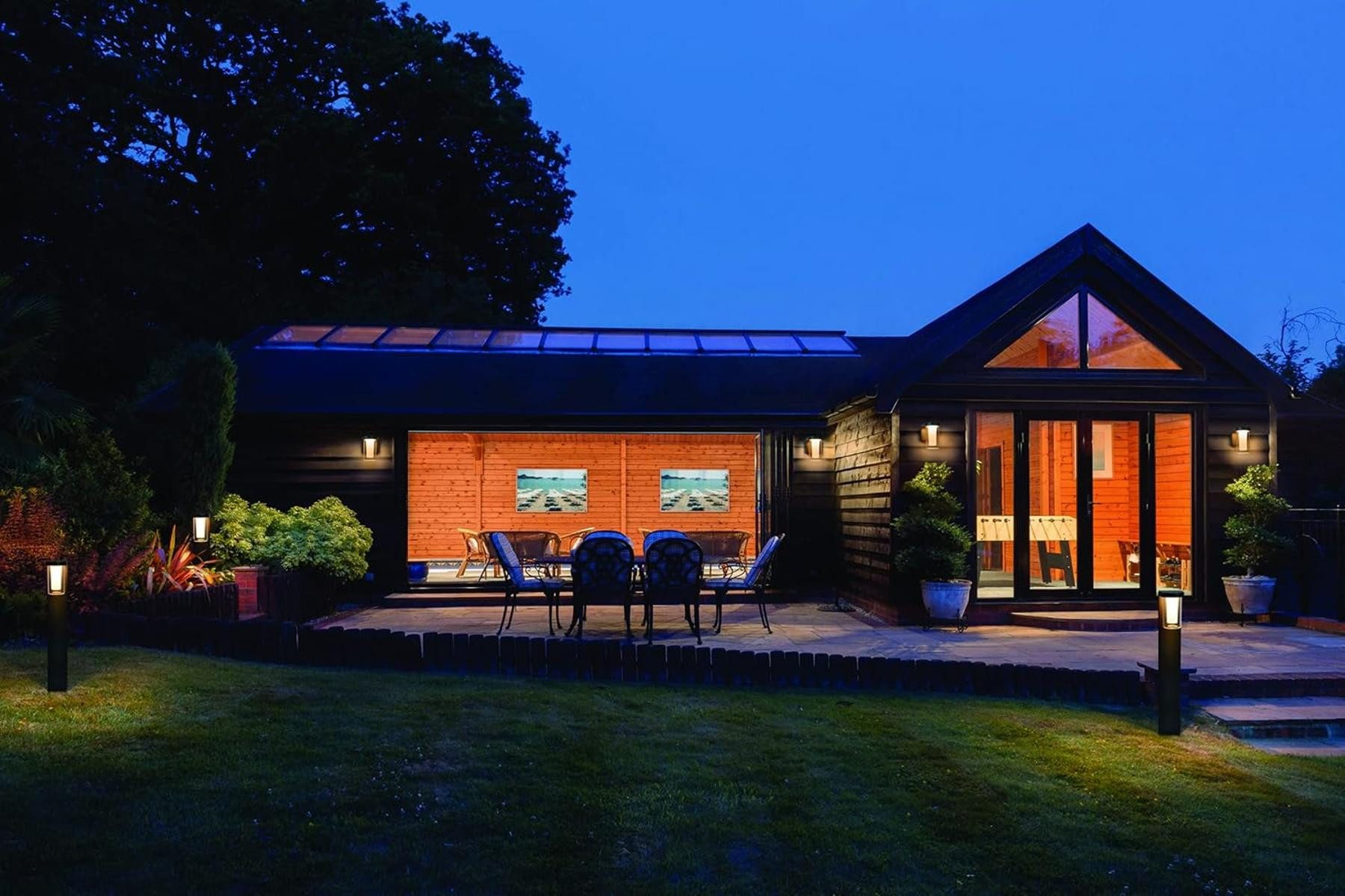 Ledvance LED Gartenleuchte LEDVANCE SMART WI-FI CASCADE RGBW 18cm LED Wandleuchte Außen dimmbar