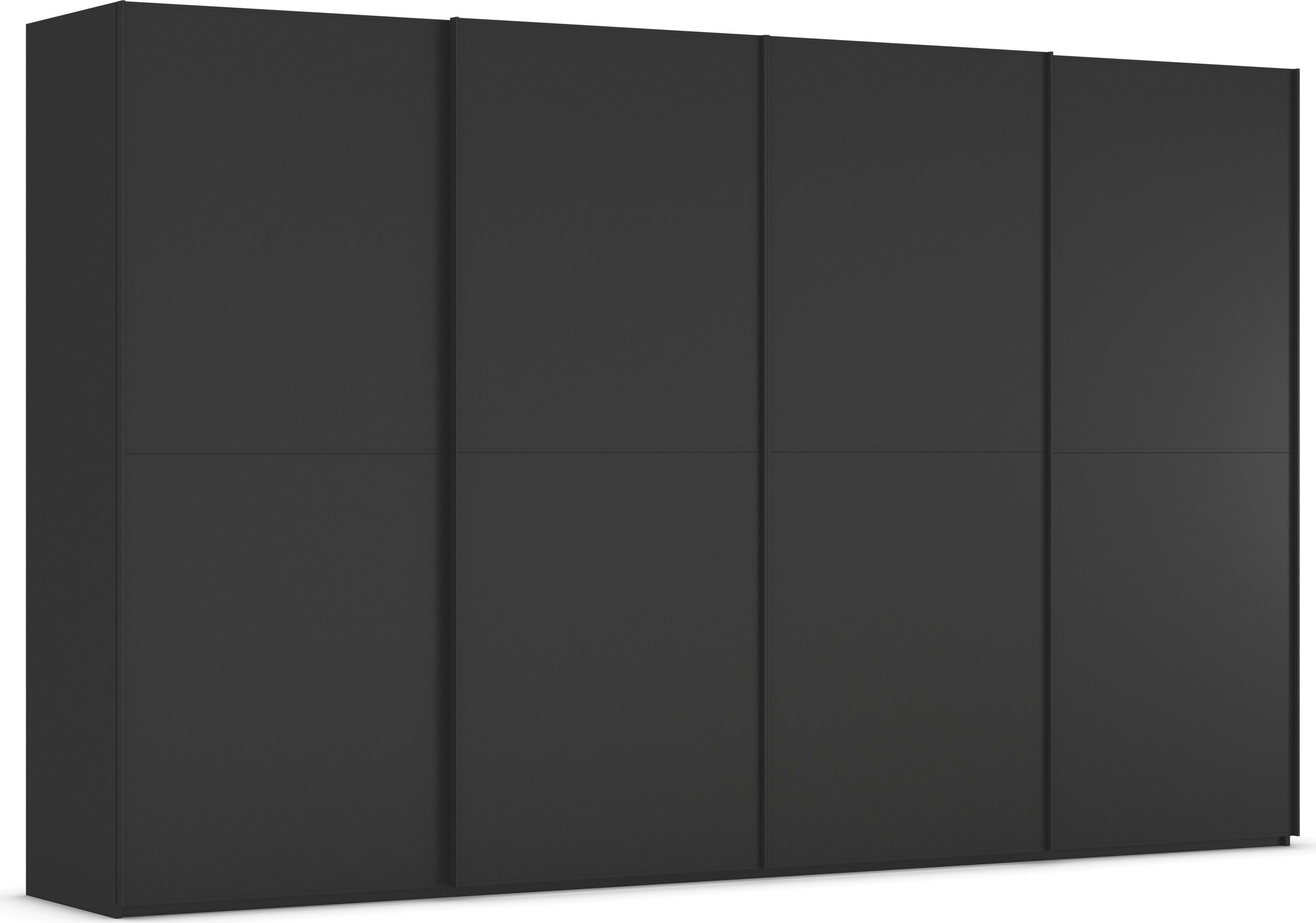 rauch Schwebetürenschrank Kleiderschrank Schrank Garderobe Schlafzimmerschrank SCALE-DUO edle zweigeteilte Türen und 3 Zierleisten MADE IN GERMANY