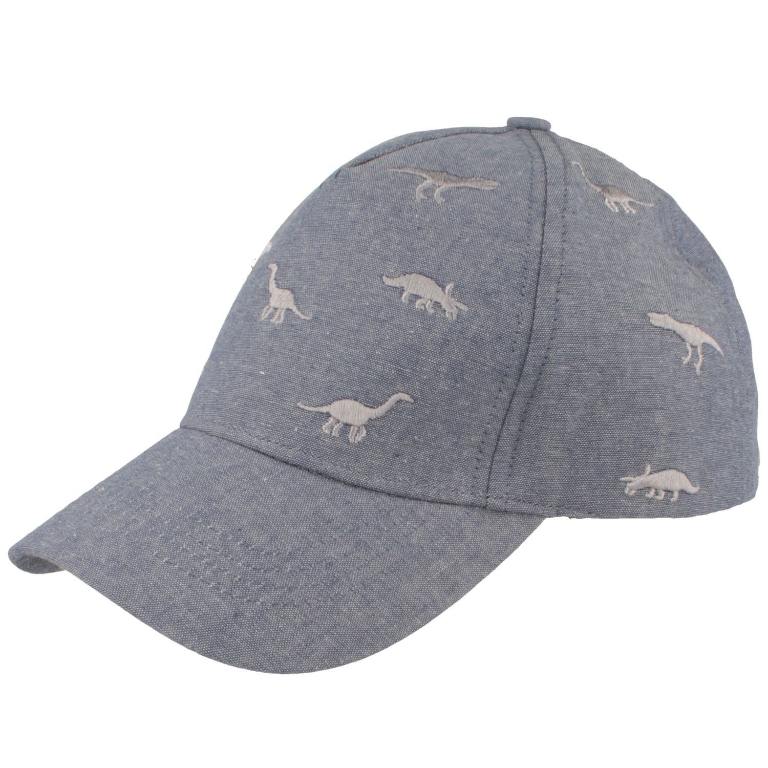 Breiter Schiebermütze Kinder Baseball Cap Dino mit UV 40+
