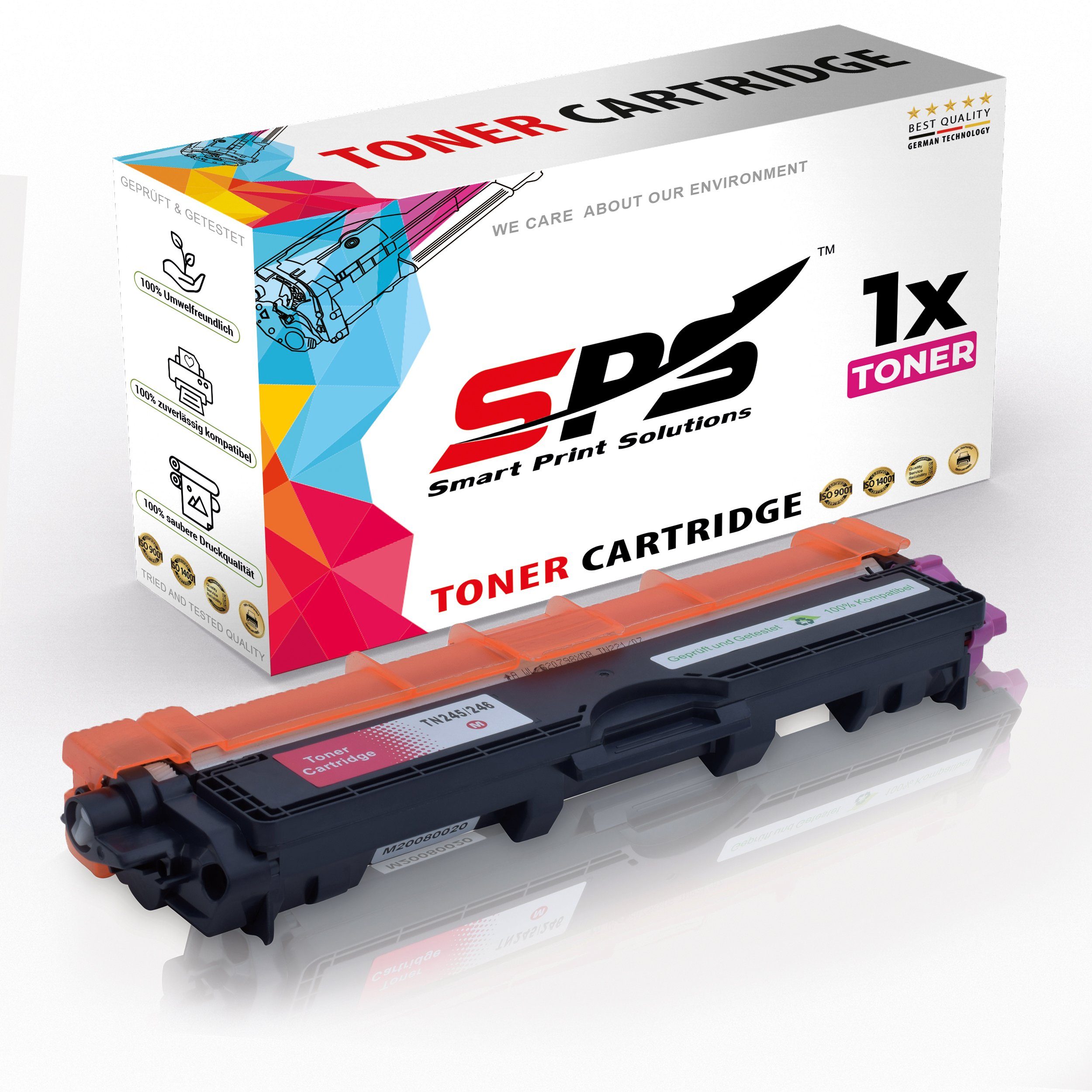 SPS Tonerkartusche Kompatibel für Brother DCP-9015 TN-245M, (1er Pack, 1-St., 1 x Toner (Für Brother TN-245 Magenta) | Tonerpatronen