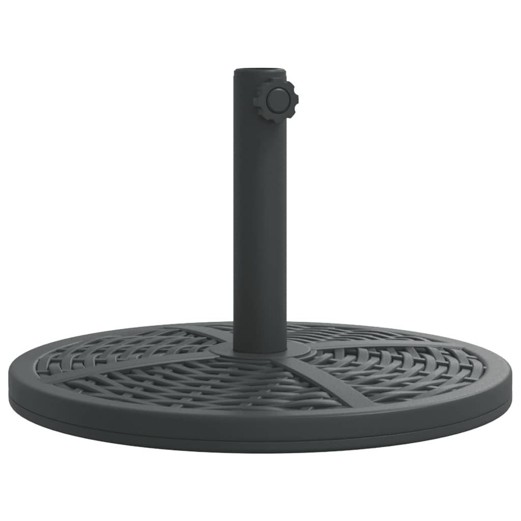 vidaXL Schirmhalter Sonnenschirmständer für Ø38/48 mm Mast 12 kg Rund, 1 tlg.