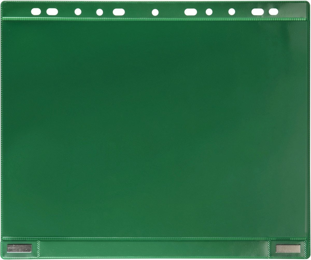 Fächermappe Sichttafel magnetisch A4 E=5 Stück grün