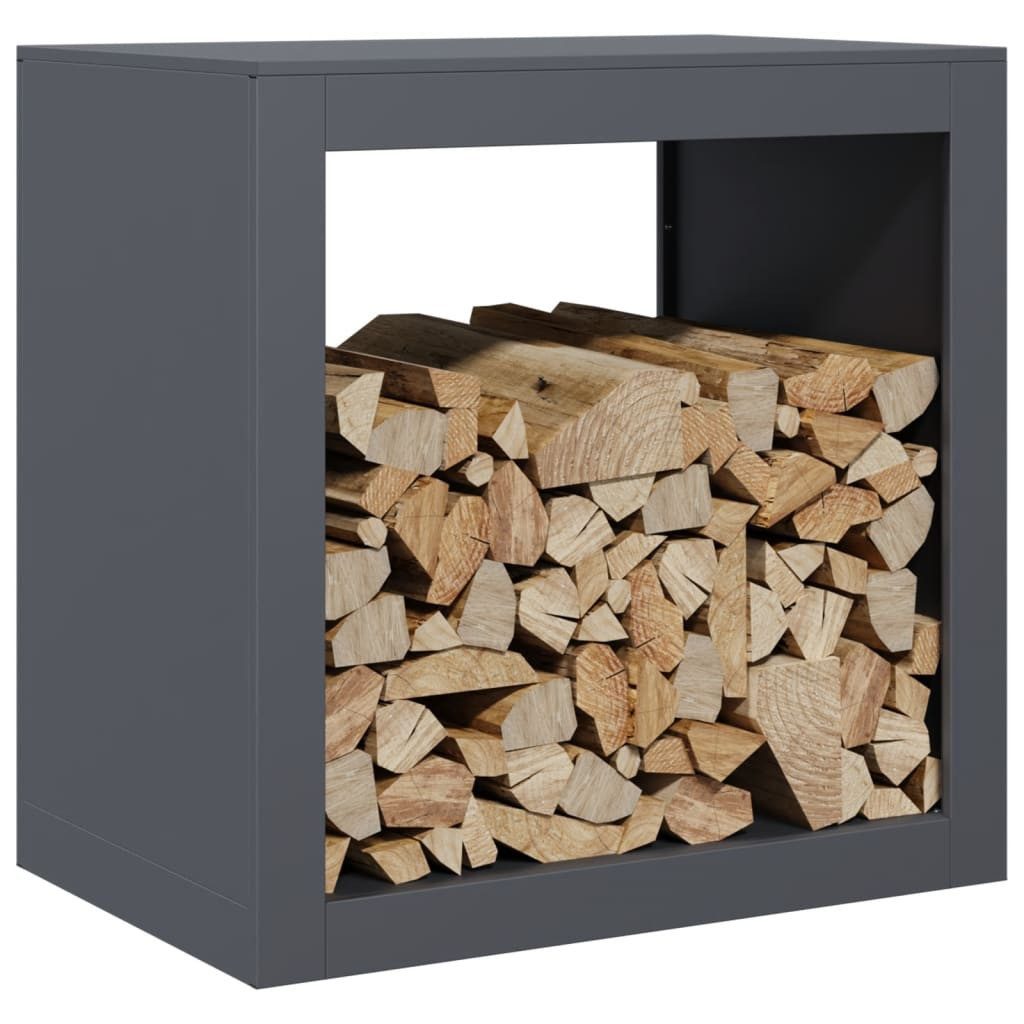 vidaXL Kaminholzregal Brennholzregal Anthrazit 60x40x60 cm günstig online kaufen