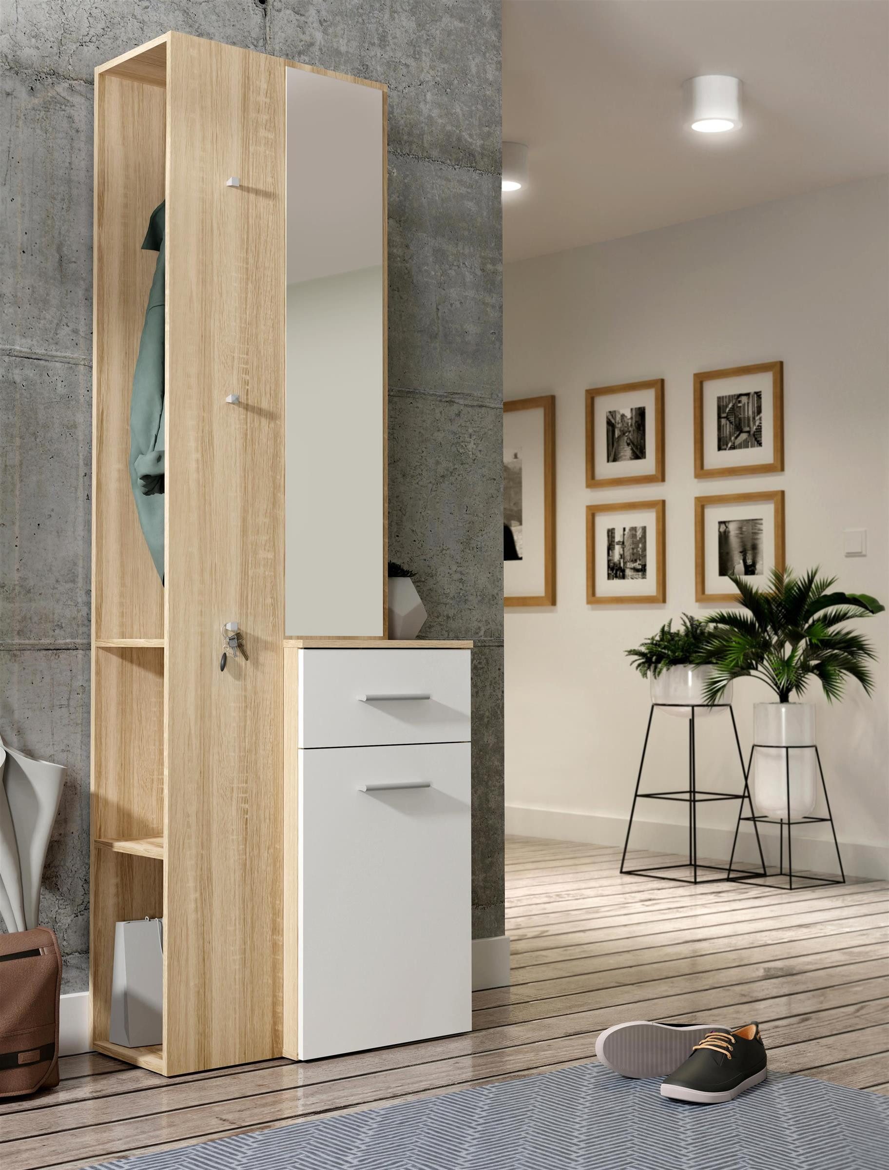 freiraum Kompaktgarderobe Lokri 64,2 x 196 günstig online kaufen