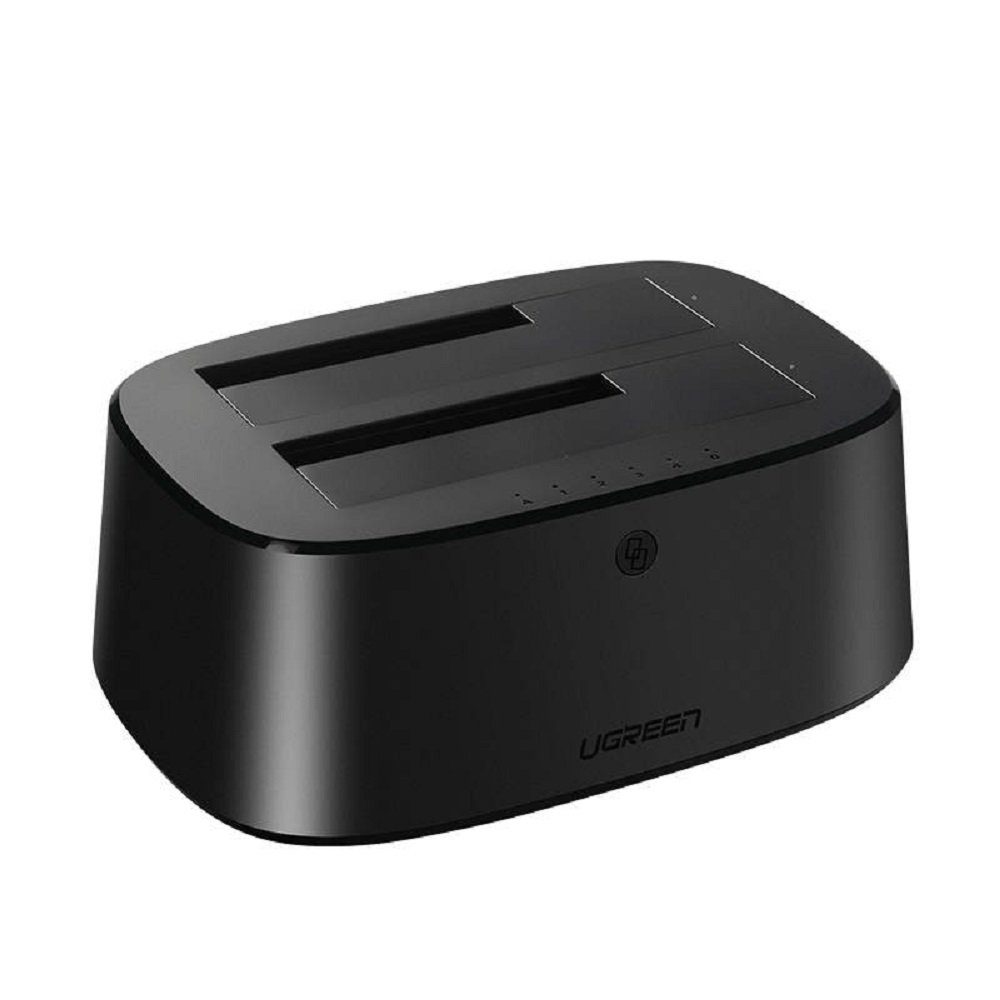 Festplatten-Dockingstation CM198 Dockingstation für HDD/SSD, 2.5''/3.5'', USB 3.0 24TB (schwarz)