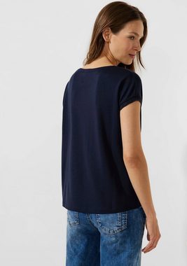 STREET ONE Shirttop in Unifarbe