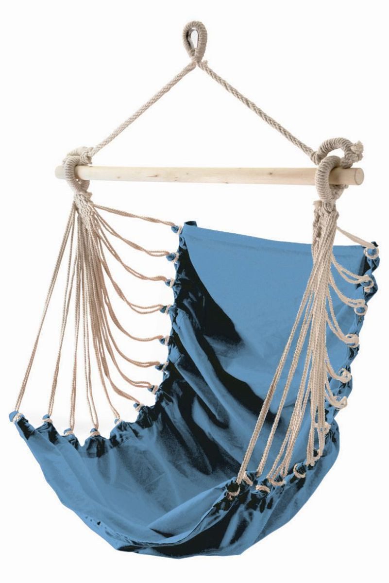 CONACORD Hängematte mycona Hängesitz Fashion Aqua Blau, Hängesitz ist bei 30 Grad Handwäsche waschbar