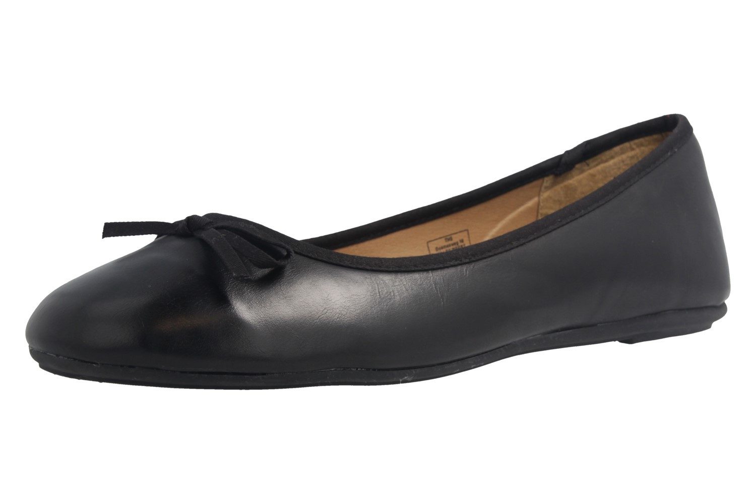 Fitters Footwear 2.589609 Lina Black Ballerina