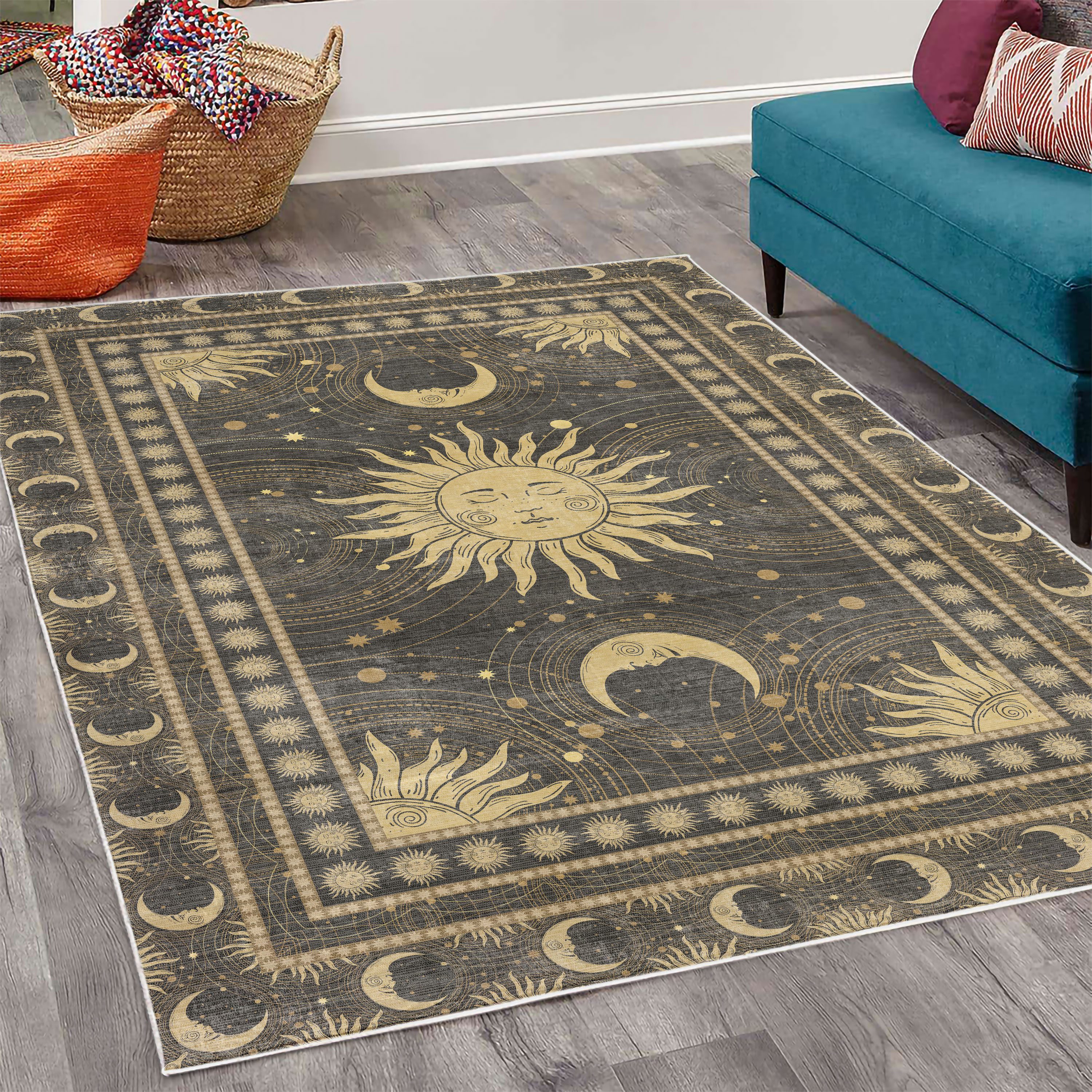Abakuhaus Teppich Dekorativer Teppich für Wohnzimmer günstig online kaufen
