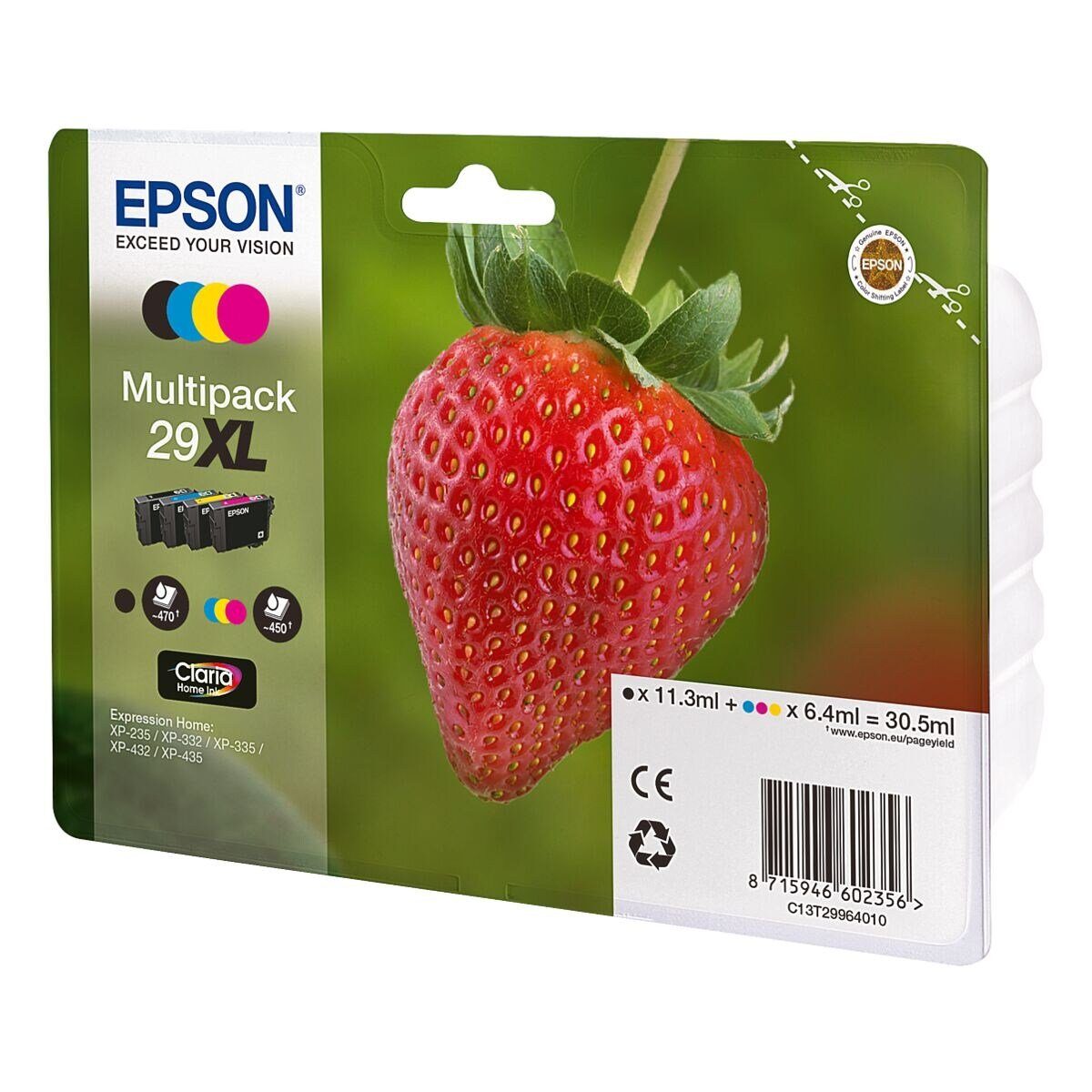 Epson T2996 Tintenpatrone (schwarz, schwarz (Foto), cyan, magenta, gelb)