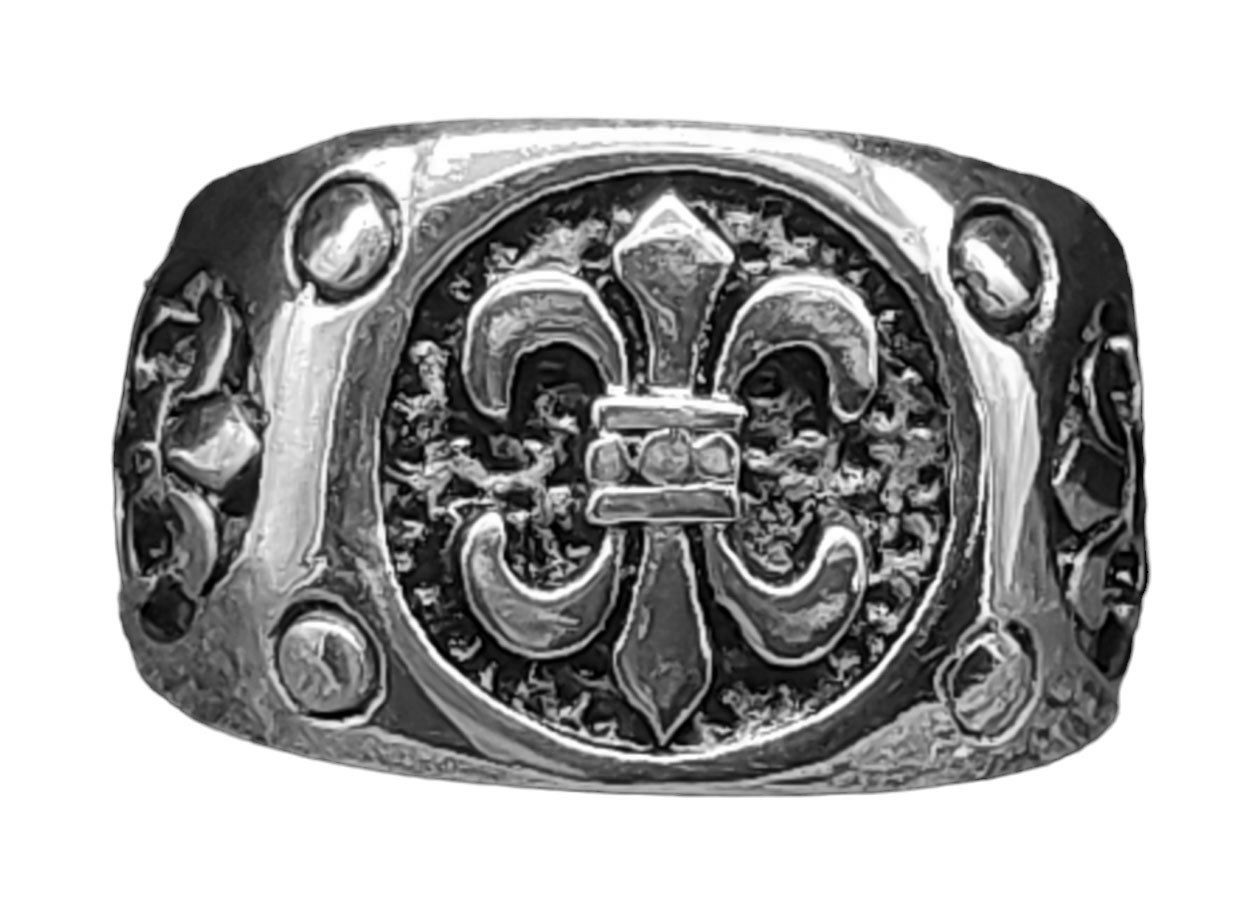 Kiss of Leather Fingerring RING FLEUR-DE-LIS, günstig online kaufen