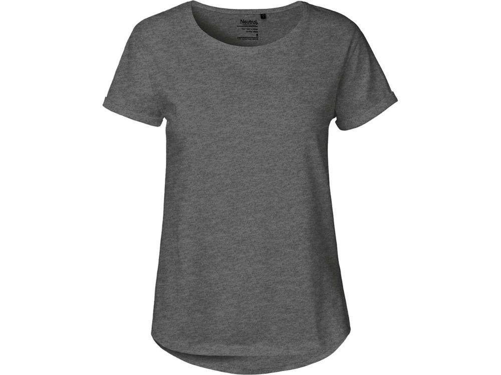 Neutral T-Shirt Neutral Bio-Damen-T-Shirt mit Roll-Up-Ärmeln günstig online kaufen