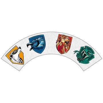 United Labels® Müslischale Harry Potter Müslischale - 4 Wappen Schüssel aus Porzellan 500 ml, Porzellan