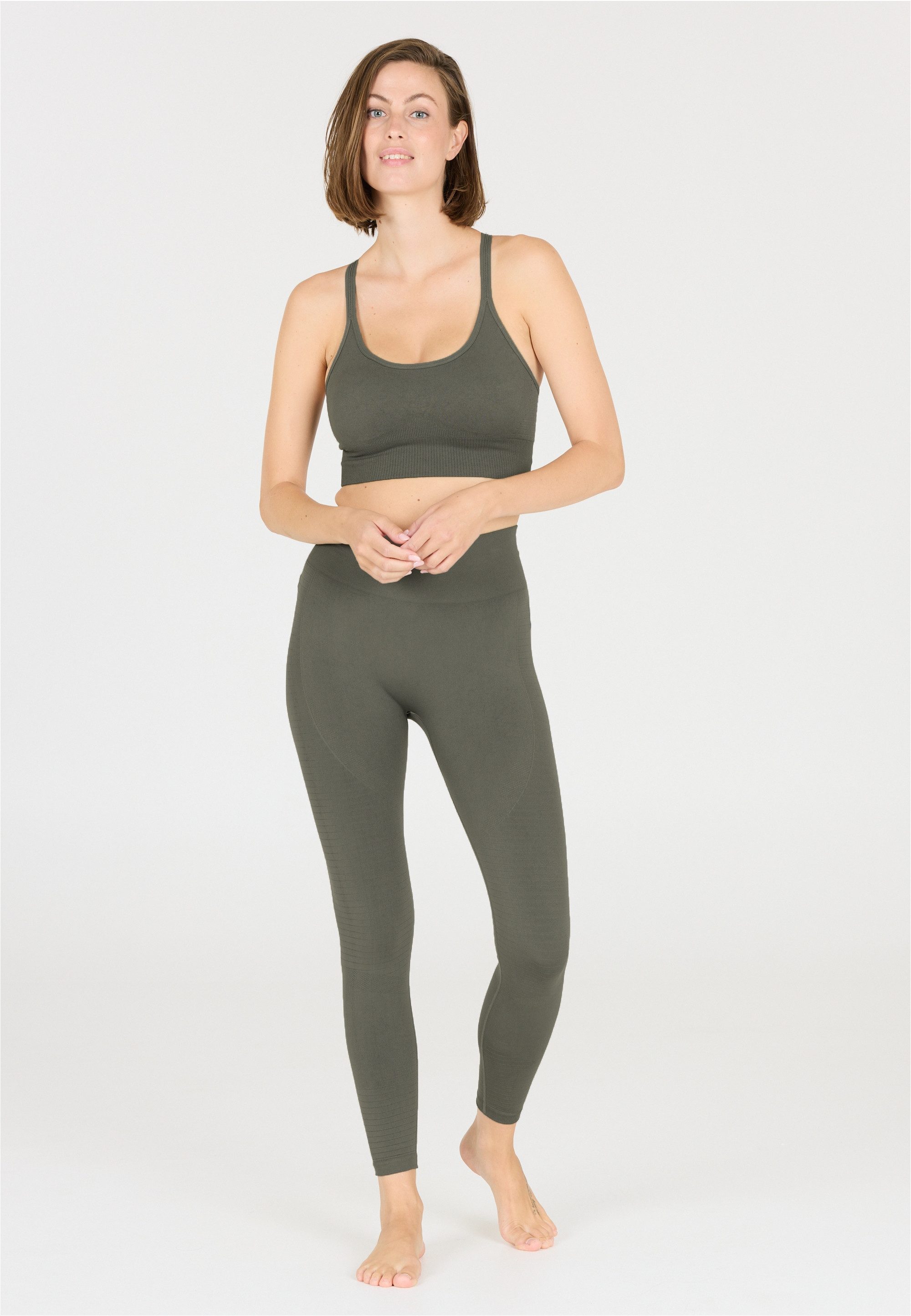 ATHLECIA Funktionstights NAGAR mit angesagtem High-Waist-Bund