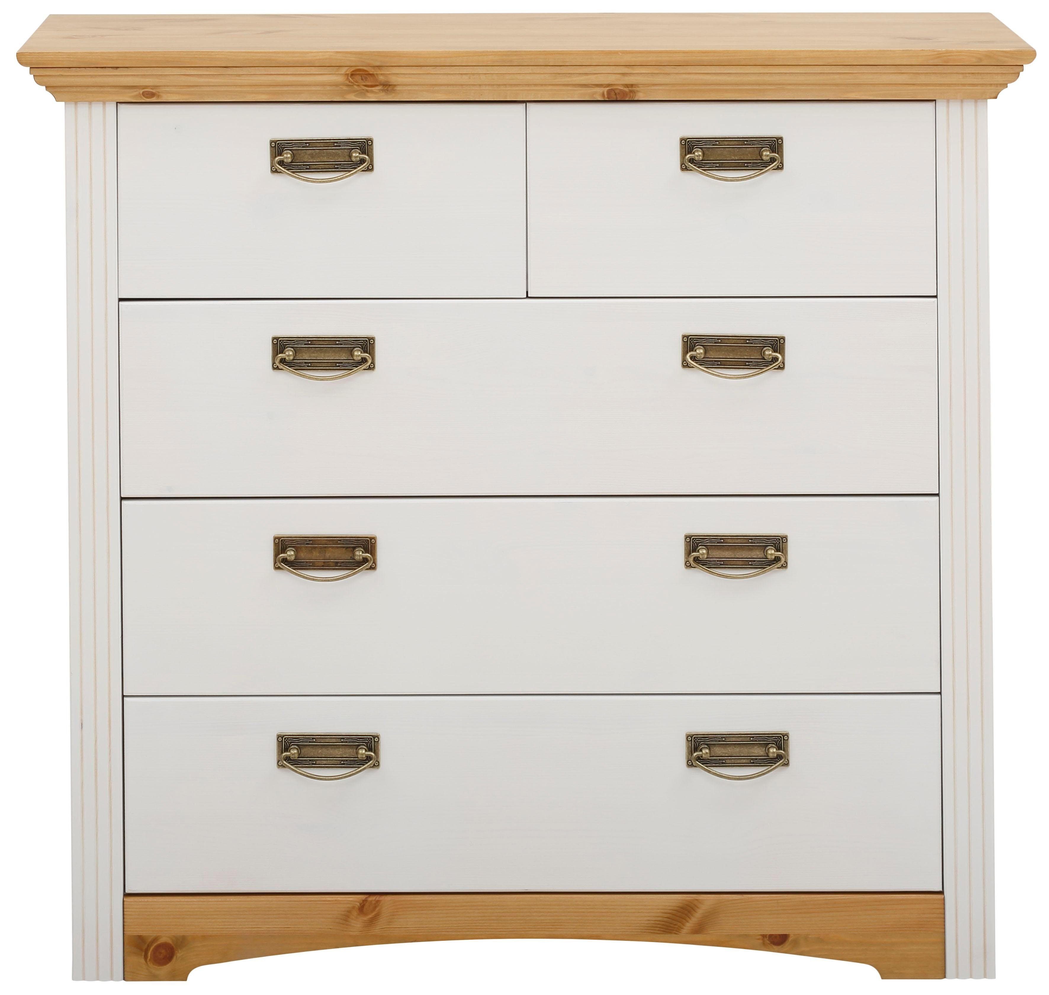 OTTO home Schubkastenkommode Konrad, Kommode, im Landhausstil, rustikal, Breite 94 cm, aus massiver, FSC®-zertifizierter Kiefer – Bild 4 von 5