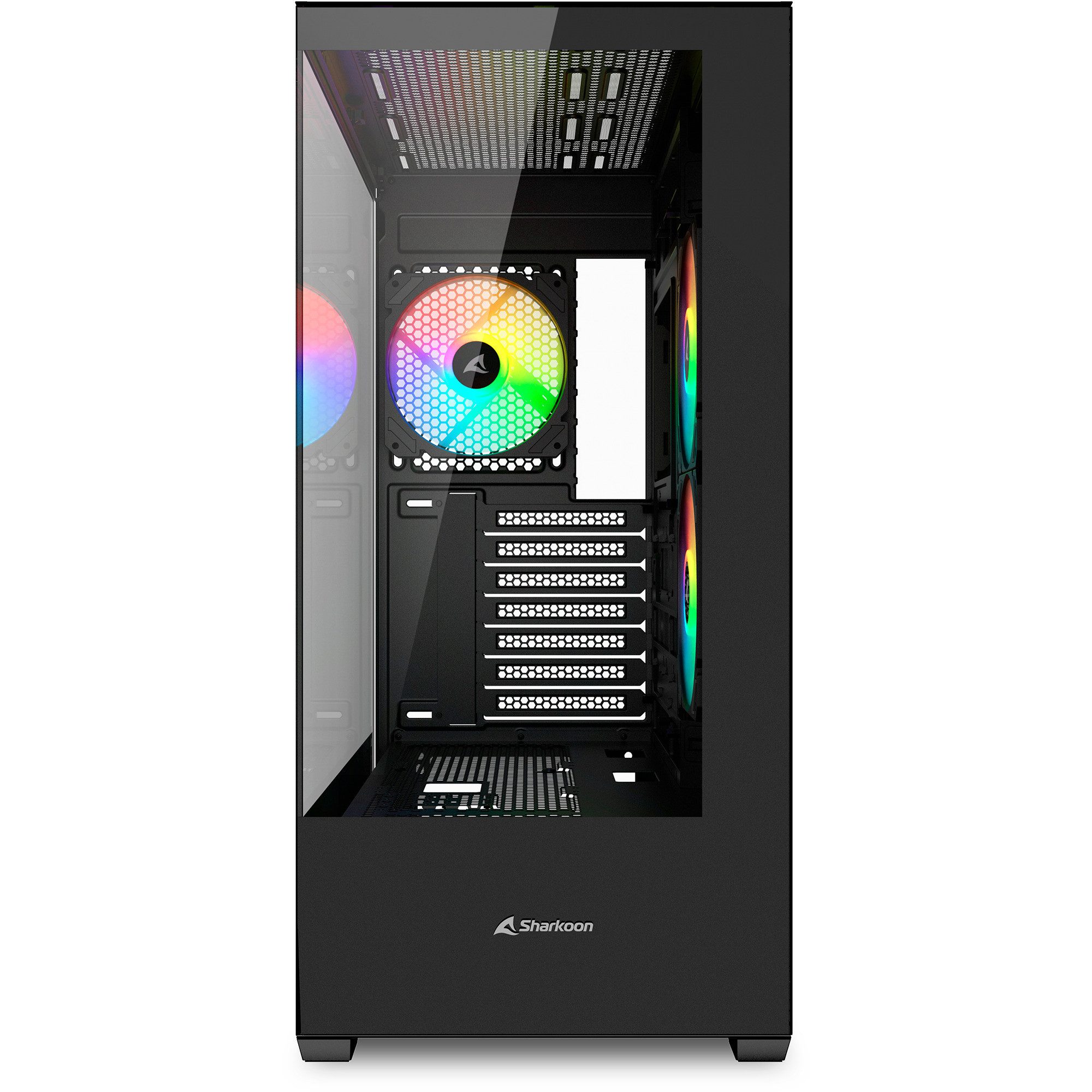 Sharkoon PC-Gehäuse Sharkoon SK6 ARGB, Tower-Gehäuse, (Tempered Glass