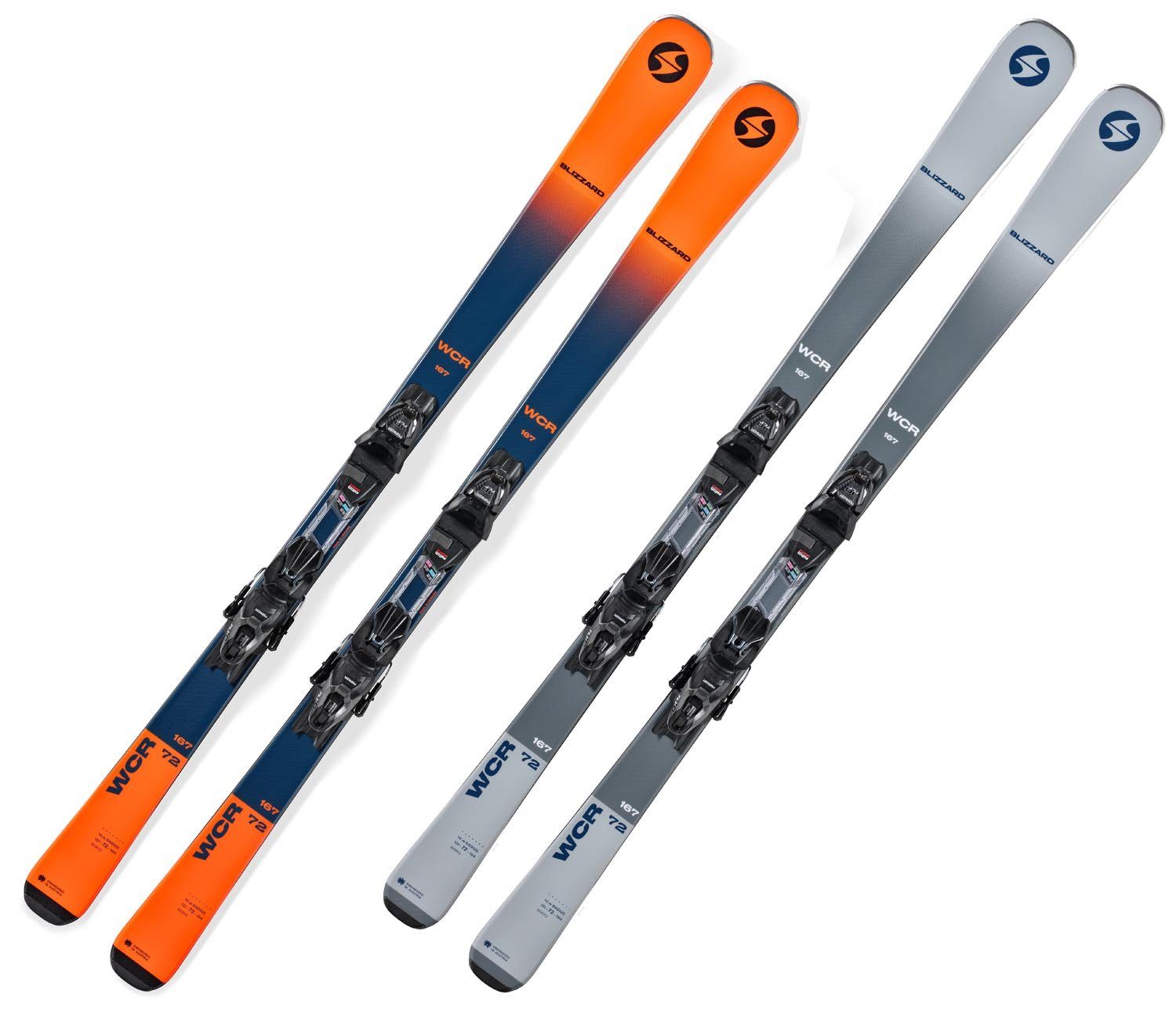 BLIZZARD Ski, Ski Z3-10 Blizzard WCR Camber + grau/blau Full 10 Bindung Marker Rocker TLT