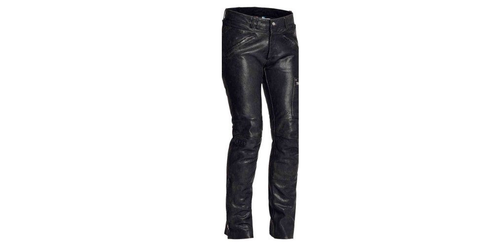 Halvarssons Motorradhose Rider Damen Motorrad Lederhose Knieprotektoren enthalten