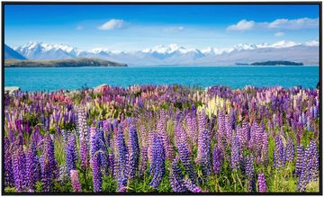 Papermoon Infrarotheizung Montain See mit Blumen, sehr angenehme Strahlungswärme
