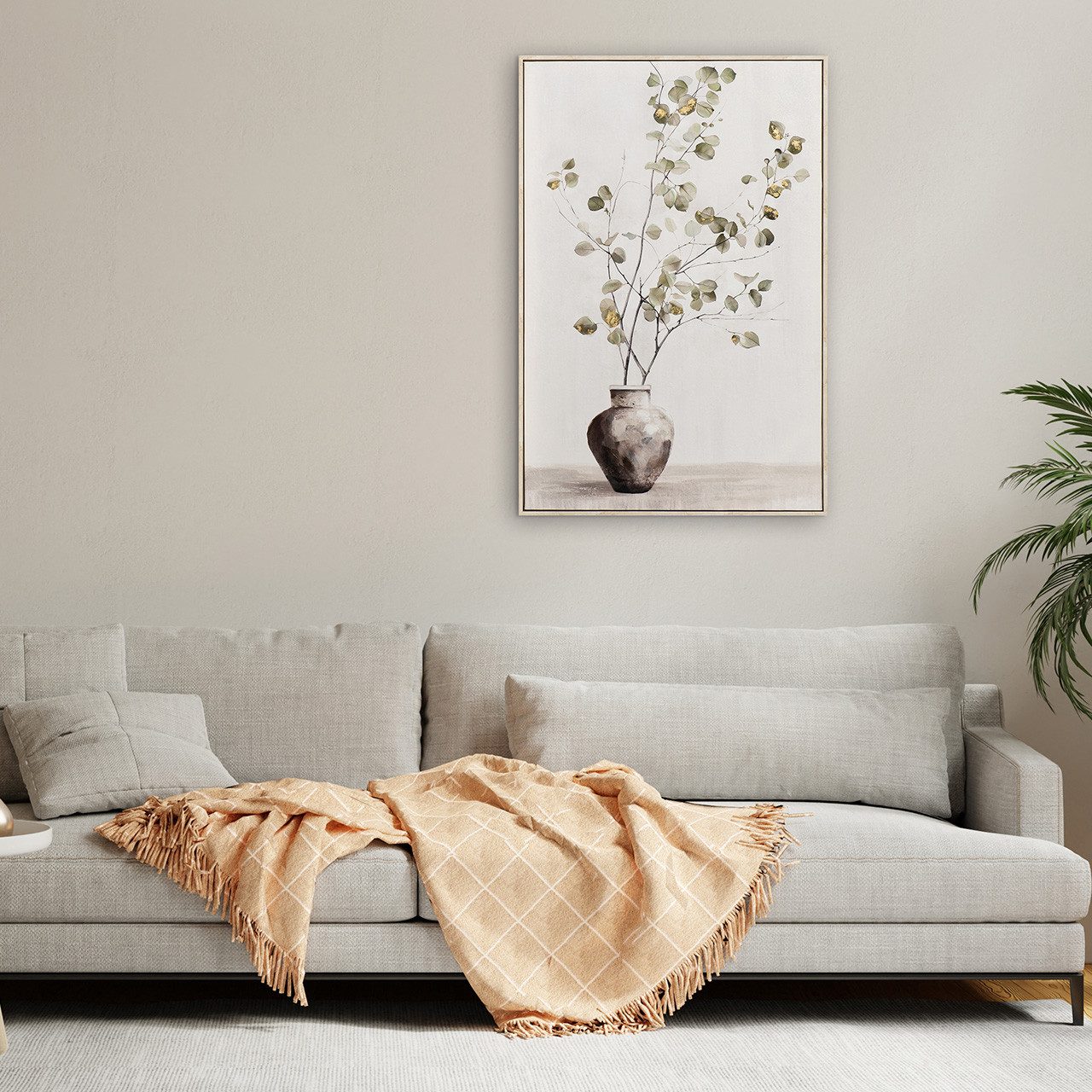 ArtUniverse Gemälde Soft Golden Green 60x90 cm, .