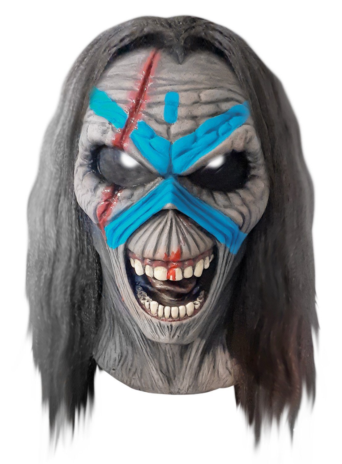 Trick or Treat Verkleidungsmaske Iron Maiden - The Clansman Maske, Lizenzierte Eddie the Clansman Maske