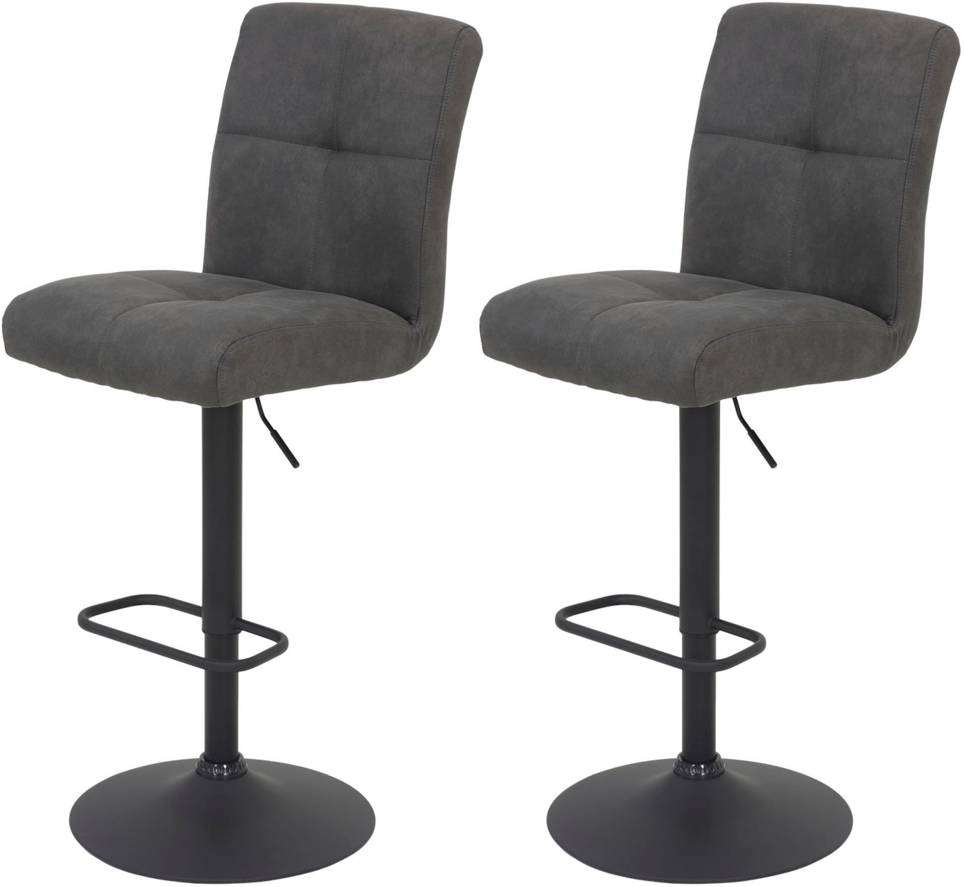 HELA Barhocker LENI (Set, 2 St), Komfortsitz mit Federkorb