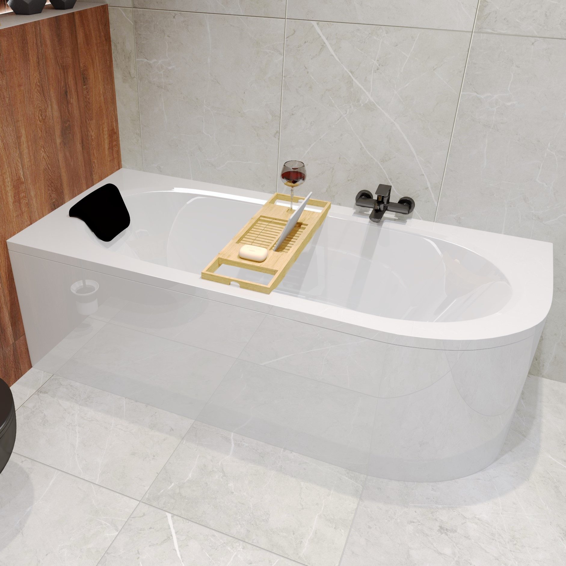 KOLMAN Badewanne Eckwanne AVITA 150x75 Links günstig online kaufen