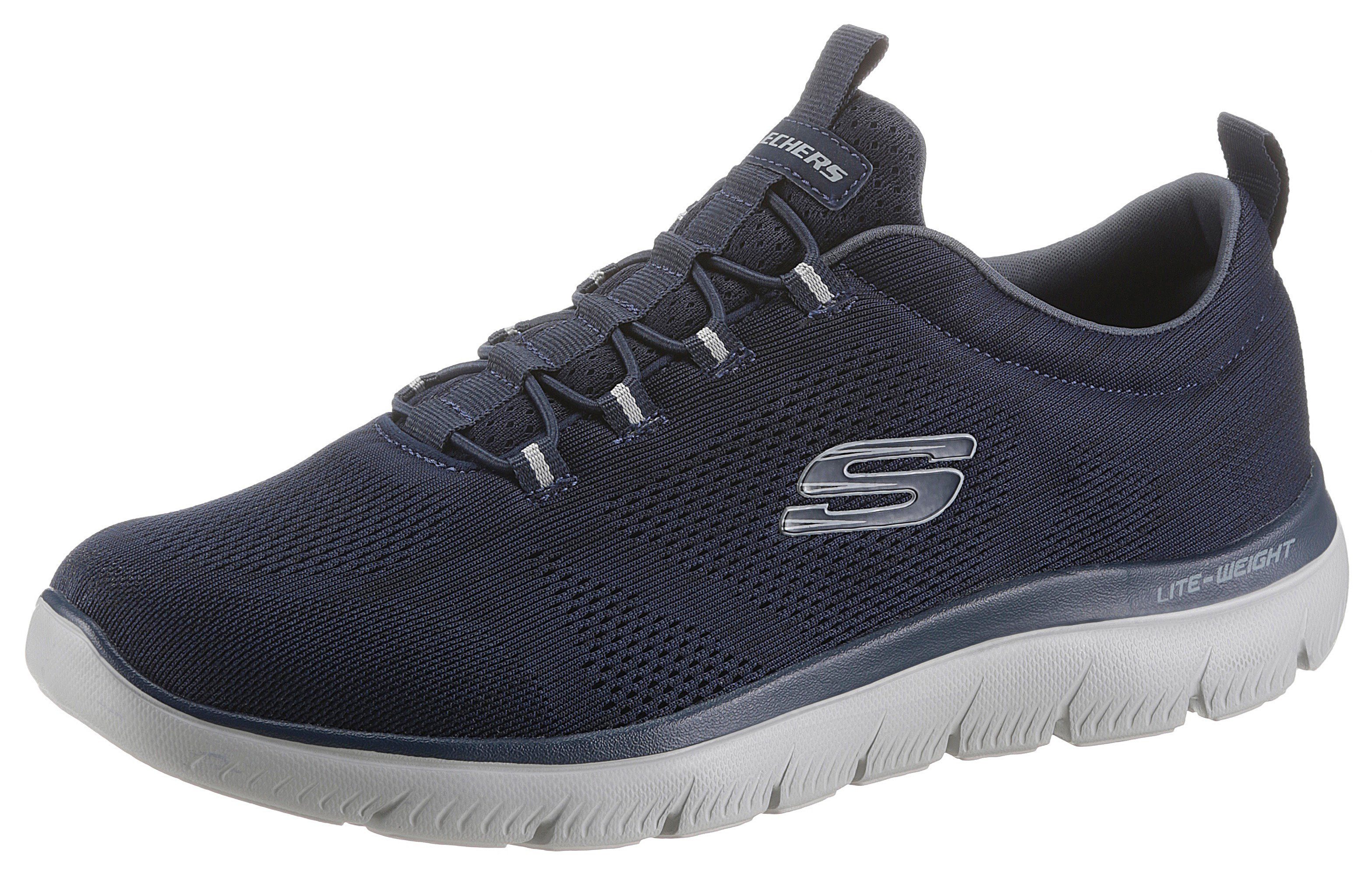 Skechers SUMMITS Slip-On Кроссовки Freizeitschuh, Slipper, Komfortschuh mit Gummizug zum Schlupfen