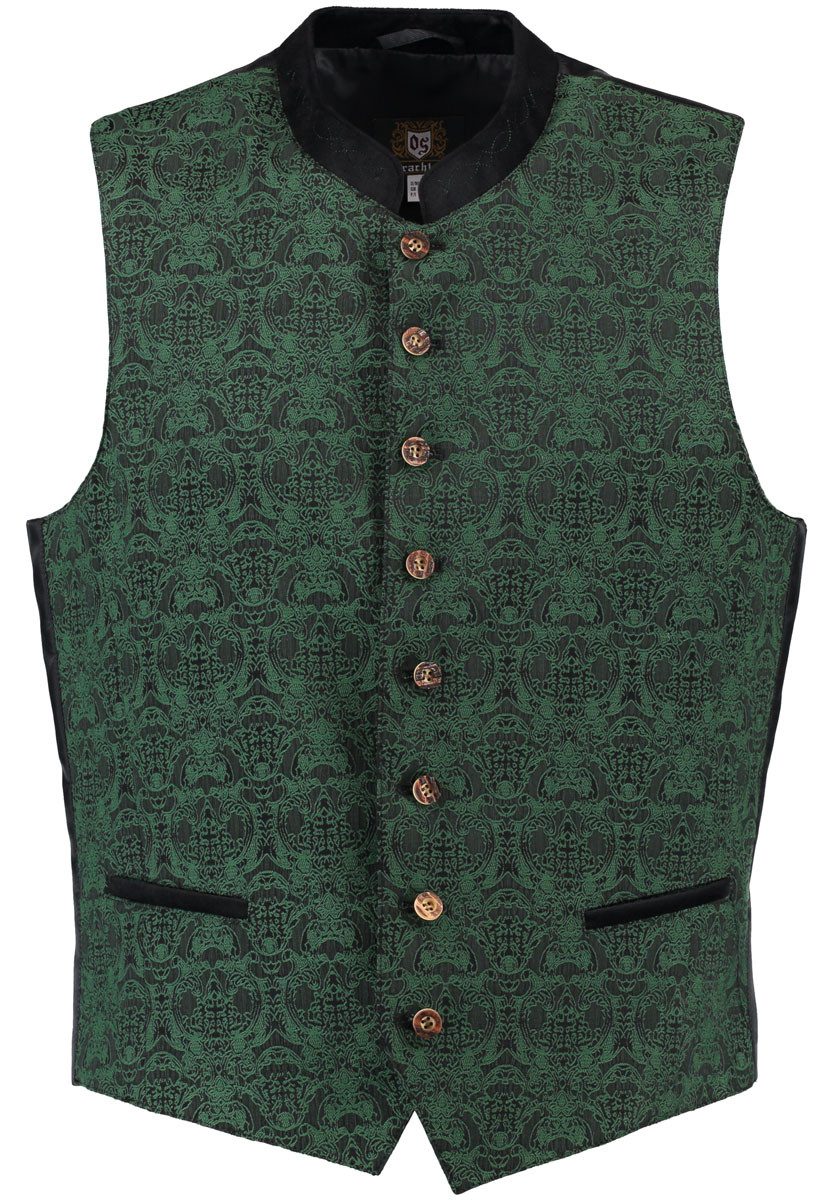 OS Trachten Trachtenweste Sacam Gilet Weste mit Stehkragen und Kragenriegel günstig online kaufen