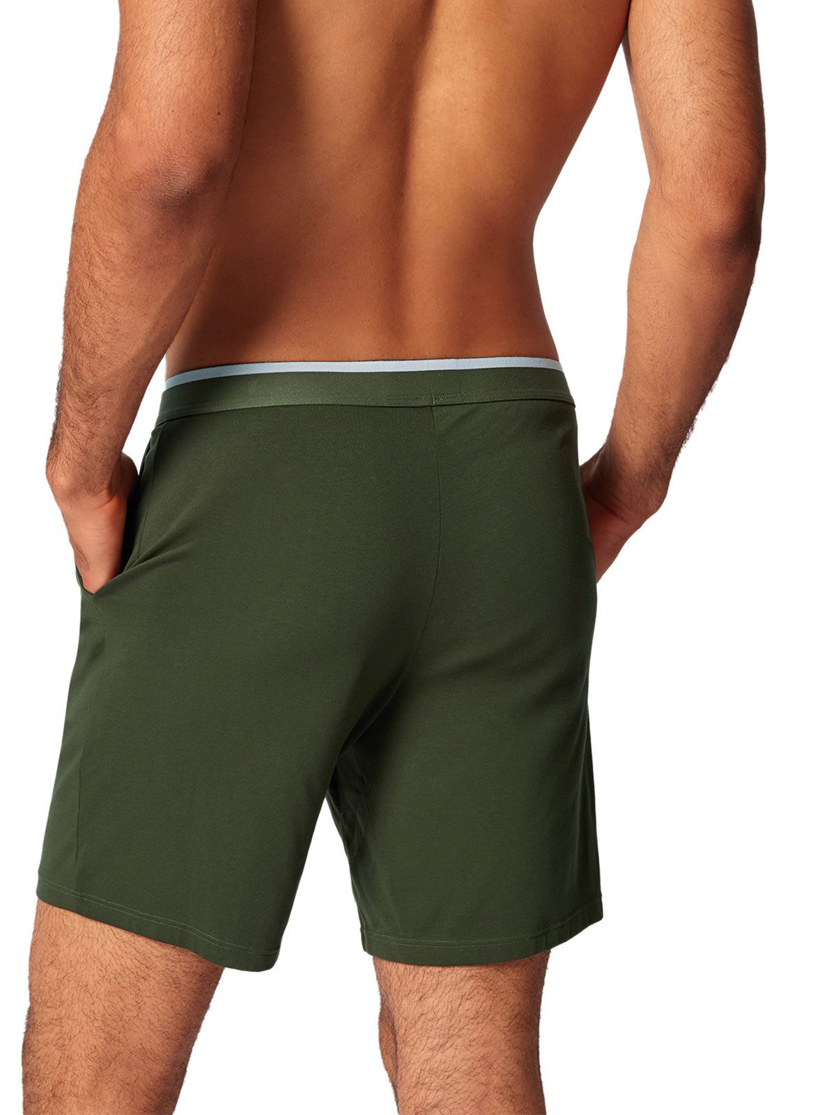 Skiny Loungehose Herren Hose kurz Night In Mix & Match (Stück, 1-tlg) gerader Beinausschnitt
